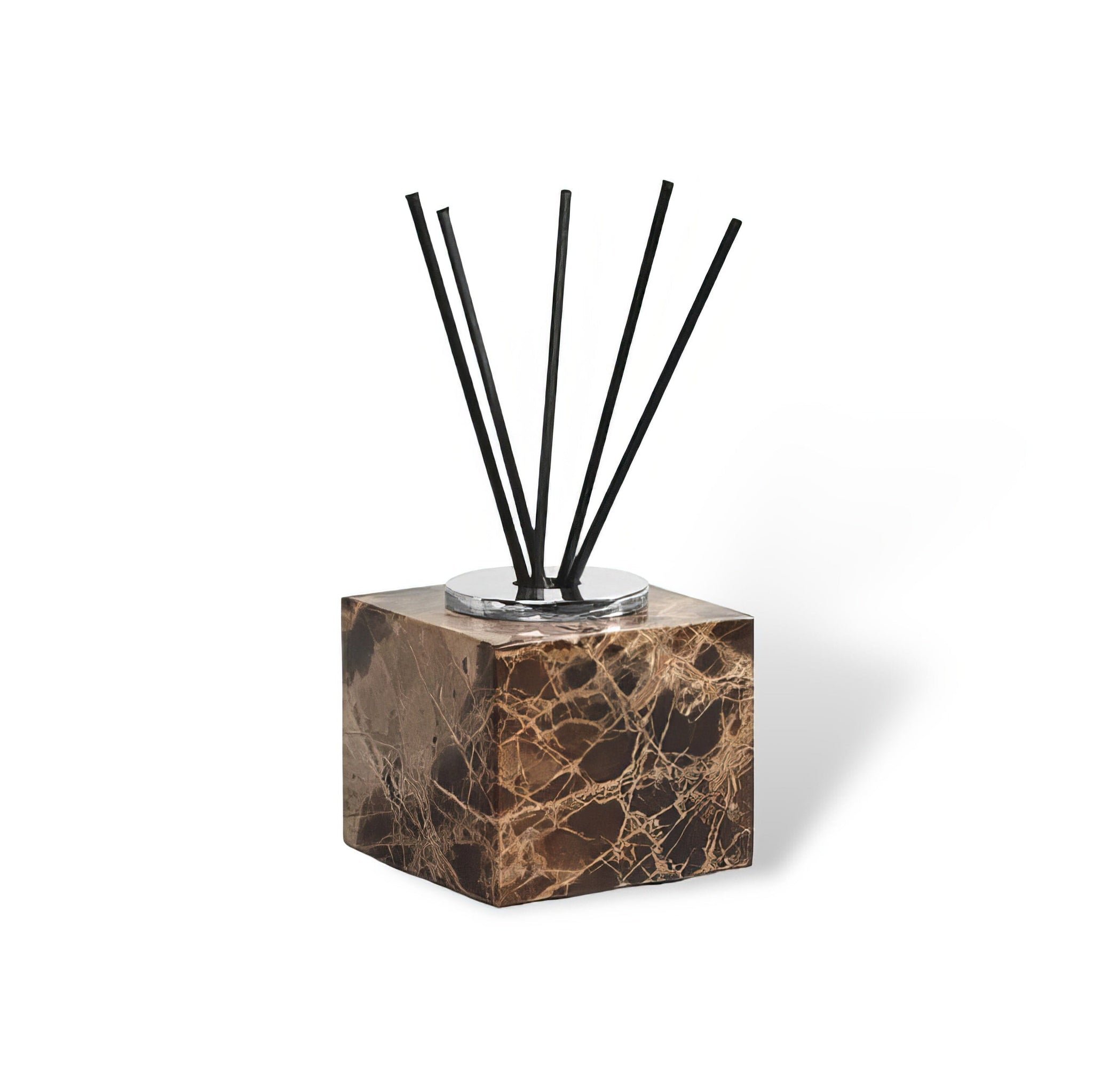 Emperador Dark Marble Bathroom Collection Bathroom Accessories Diffuser B 