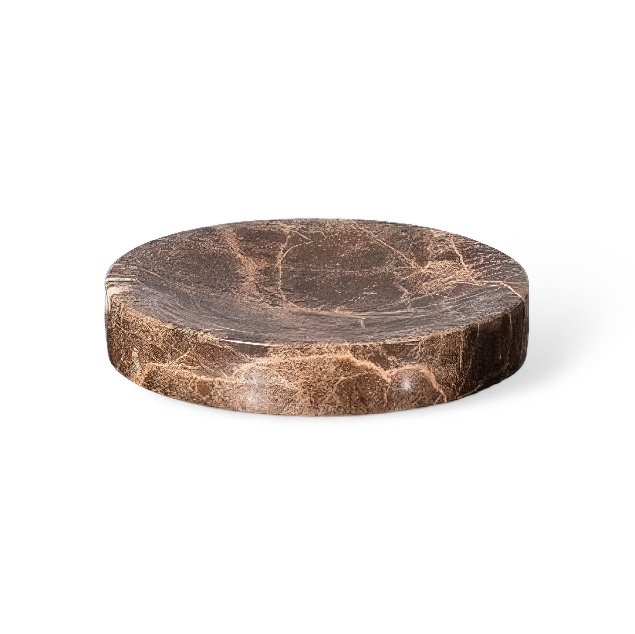 Emperador Dark Marble Bathroom Collection Bathroom Accessories Soap Dish A 