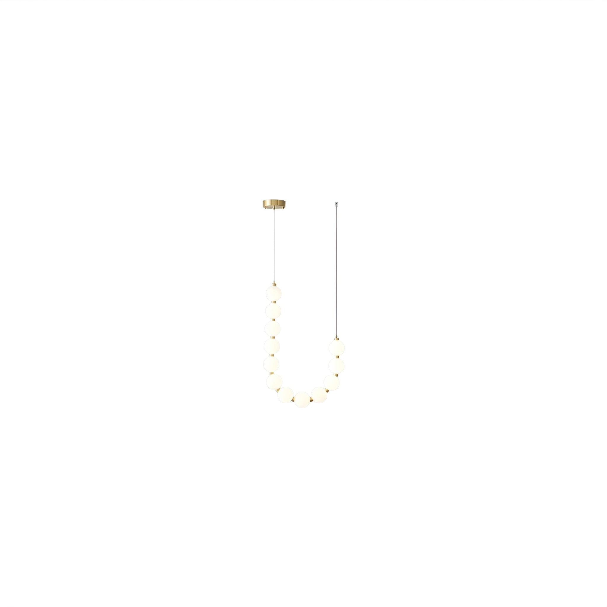 Enrica Pendant Light (JS) 1 Ring 12 Ball Cold White 