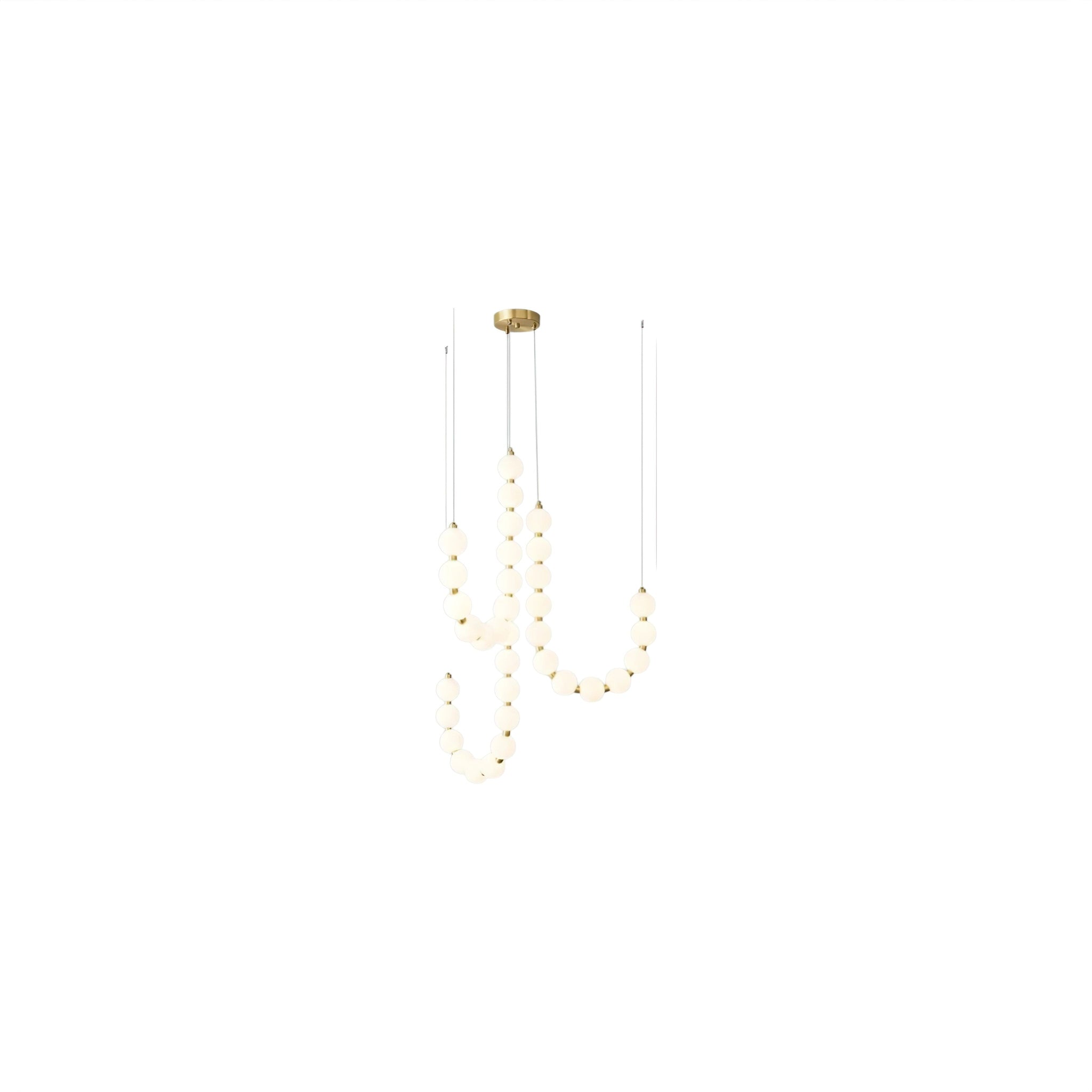 Enrica Pendant Light (JS) 3 Rings 36 Ball Cold White 