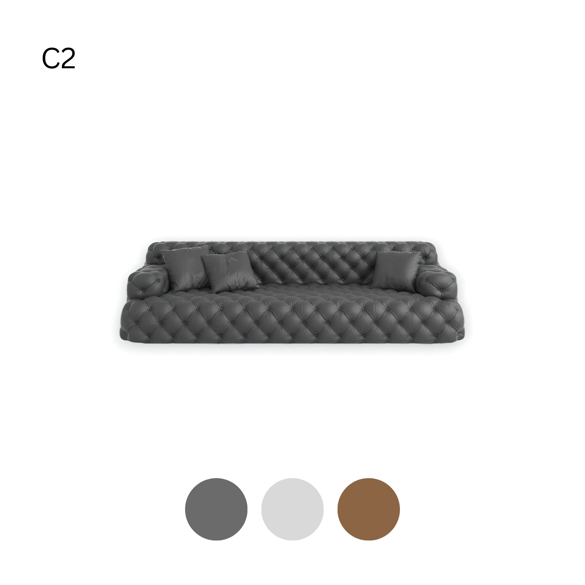 Éric Luxury Sofa Sofa C2 Brown 