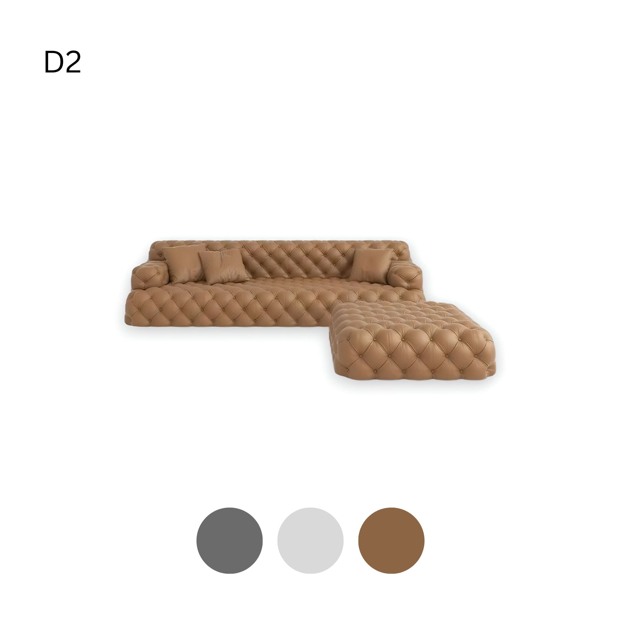 Éric Luxury Sofa Sofa D2 Brown 