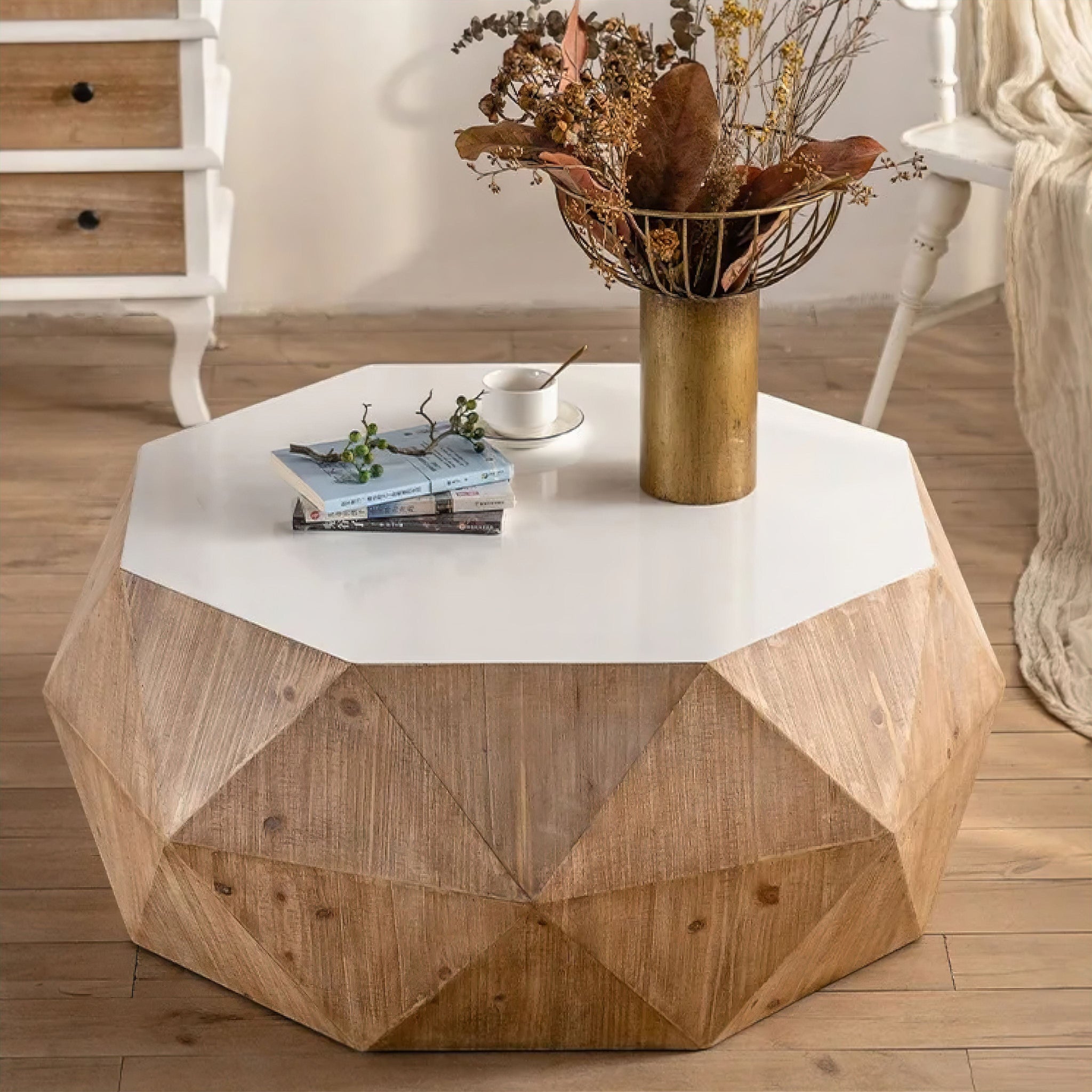 Evelyne Timber Coffee Table 