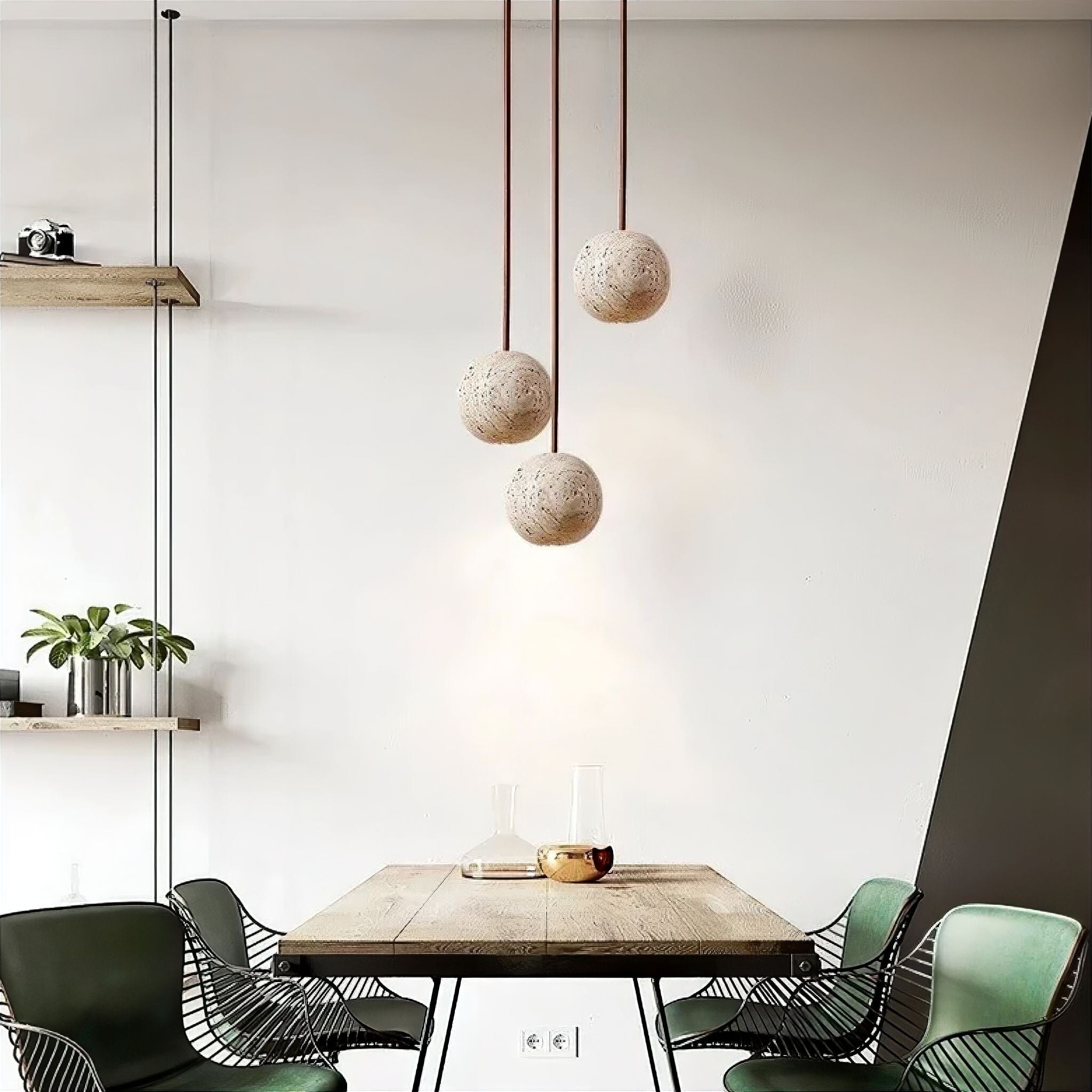 Fabien Travertine Pendant Light 