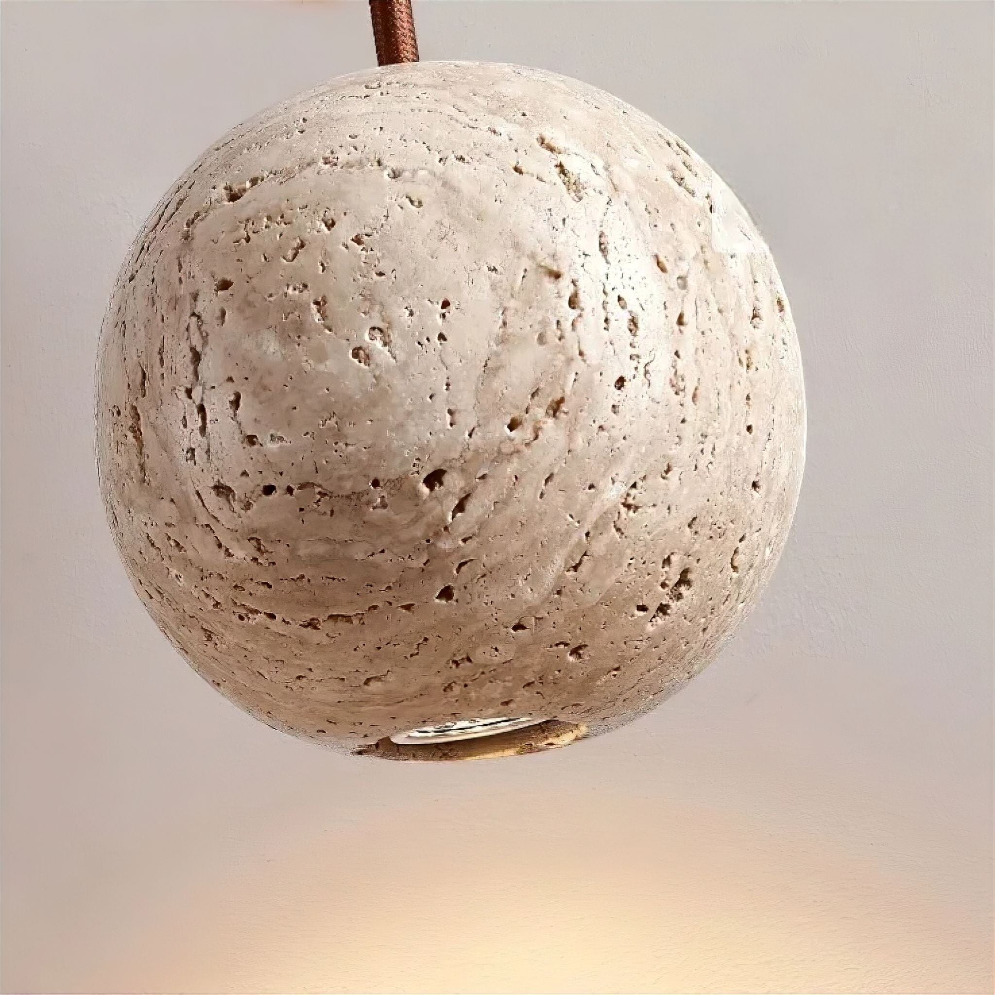Fabien Travertine Pendant Light Travertine 3000K - Warm White 