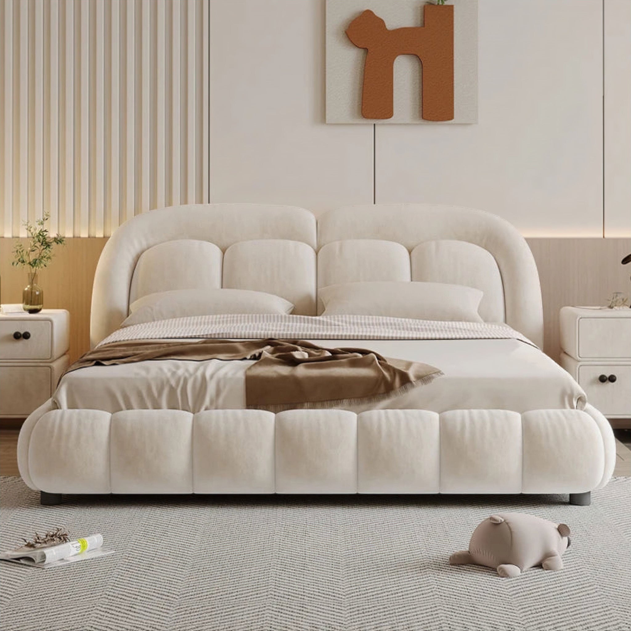 Fidelia Bed Snow White King 