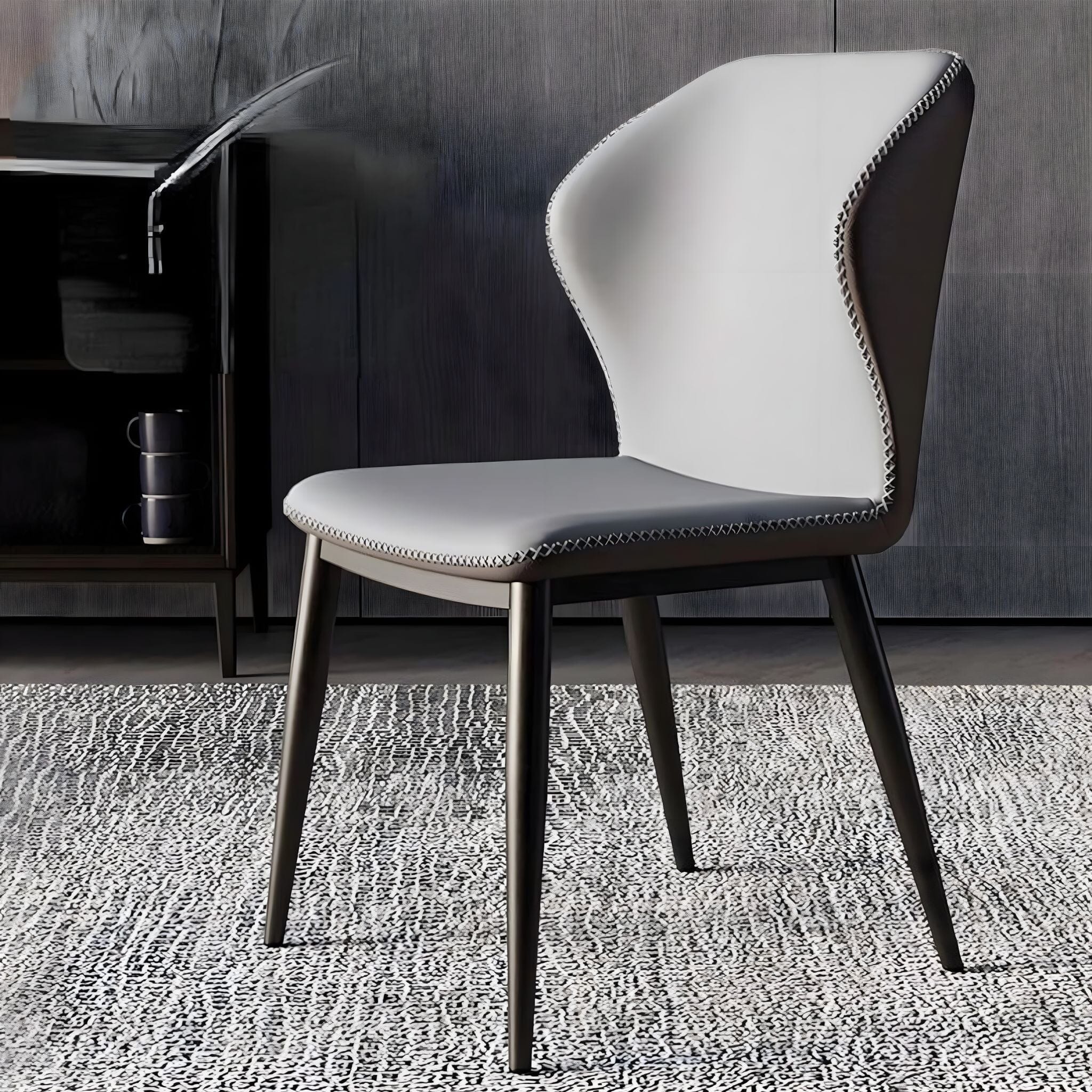 Fleu Dining Chair Chair Grey 
