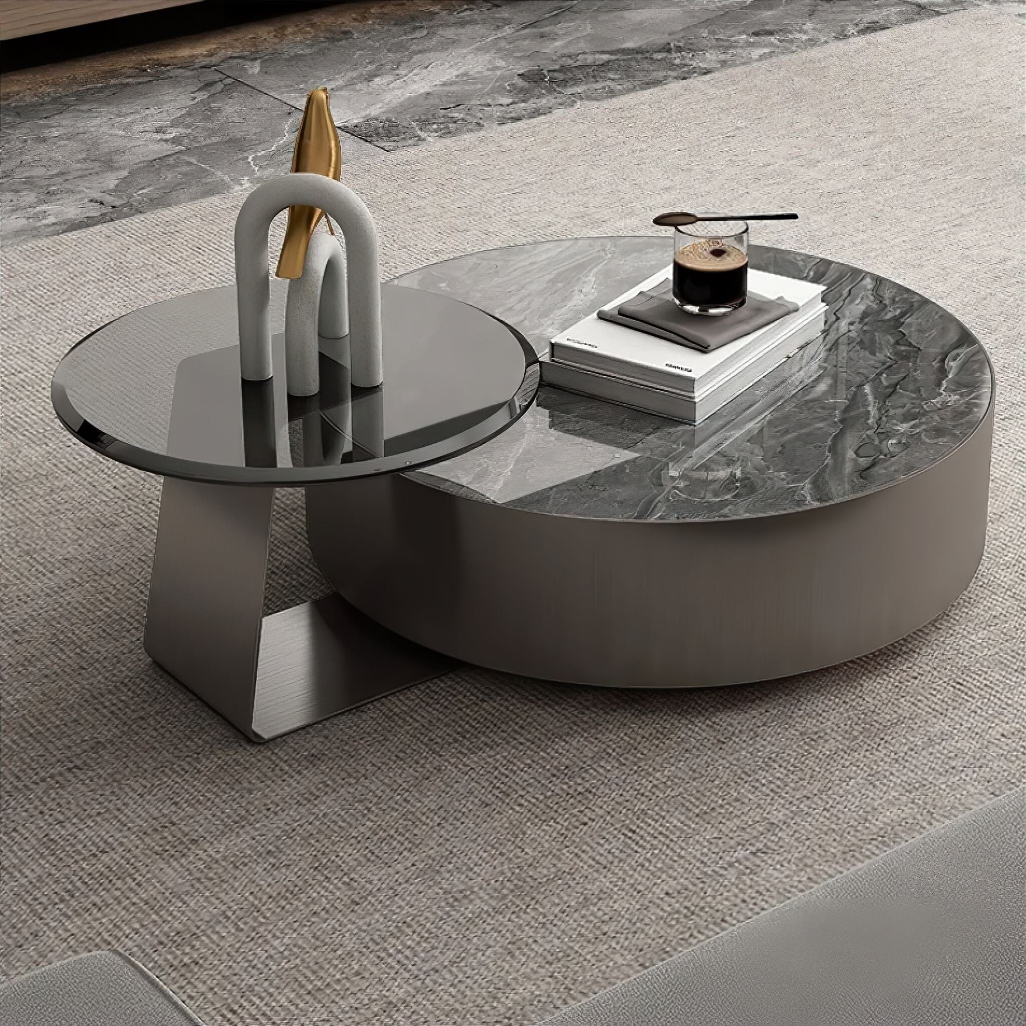 François Coffee Table Coffee Table 80cm Set 