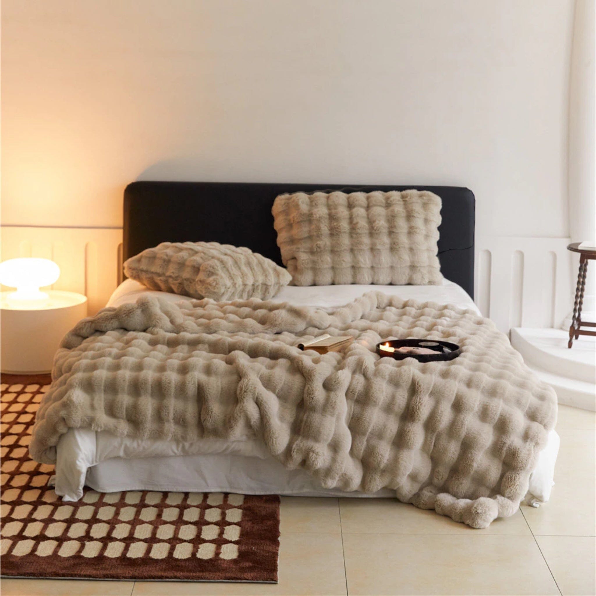 Genevieve Fur Blanket Fur Blanket 