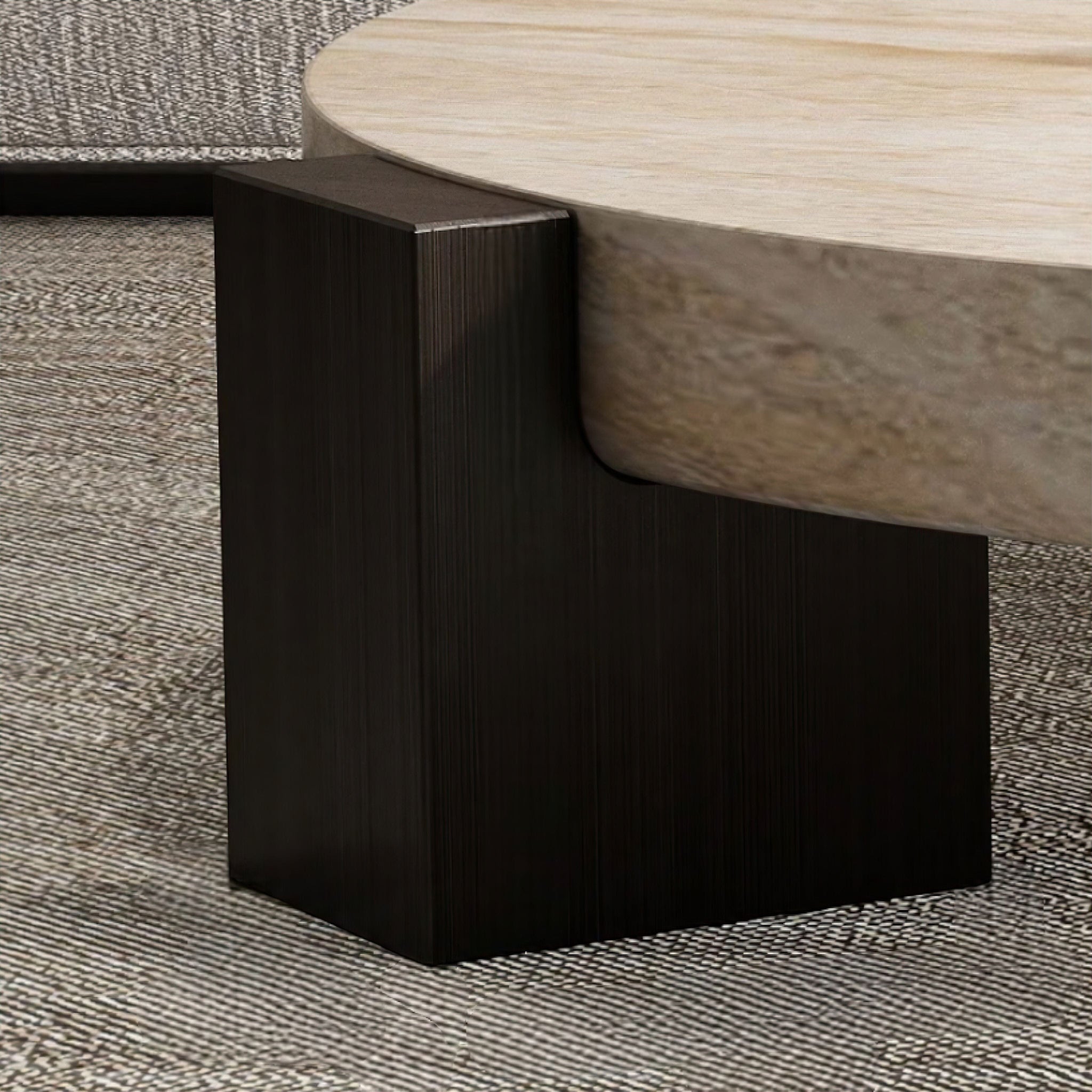Germain Travertine Coffee Table 