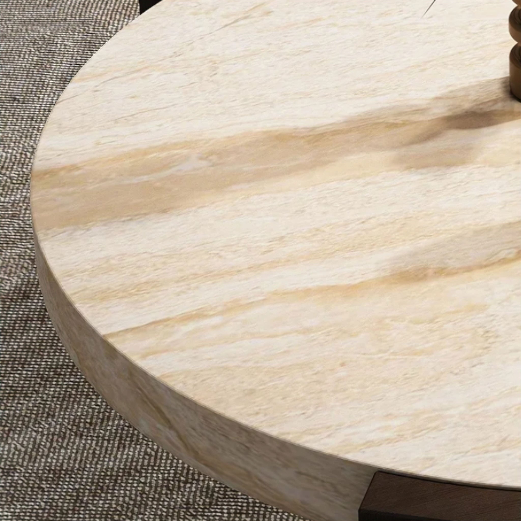 Germain Travertine Coffee Table 