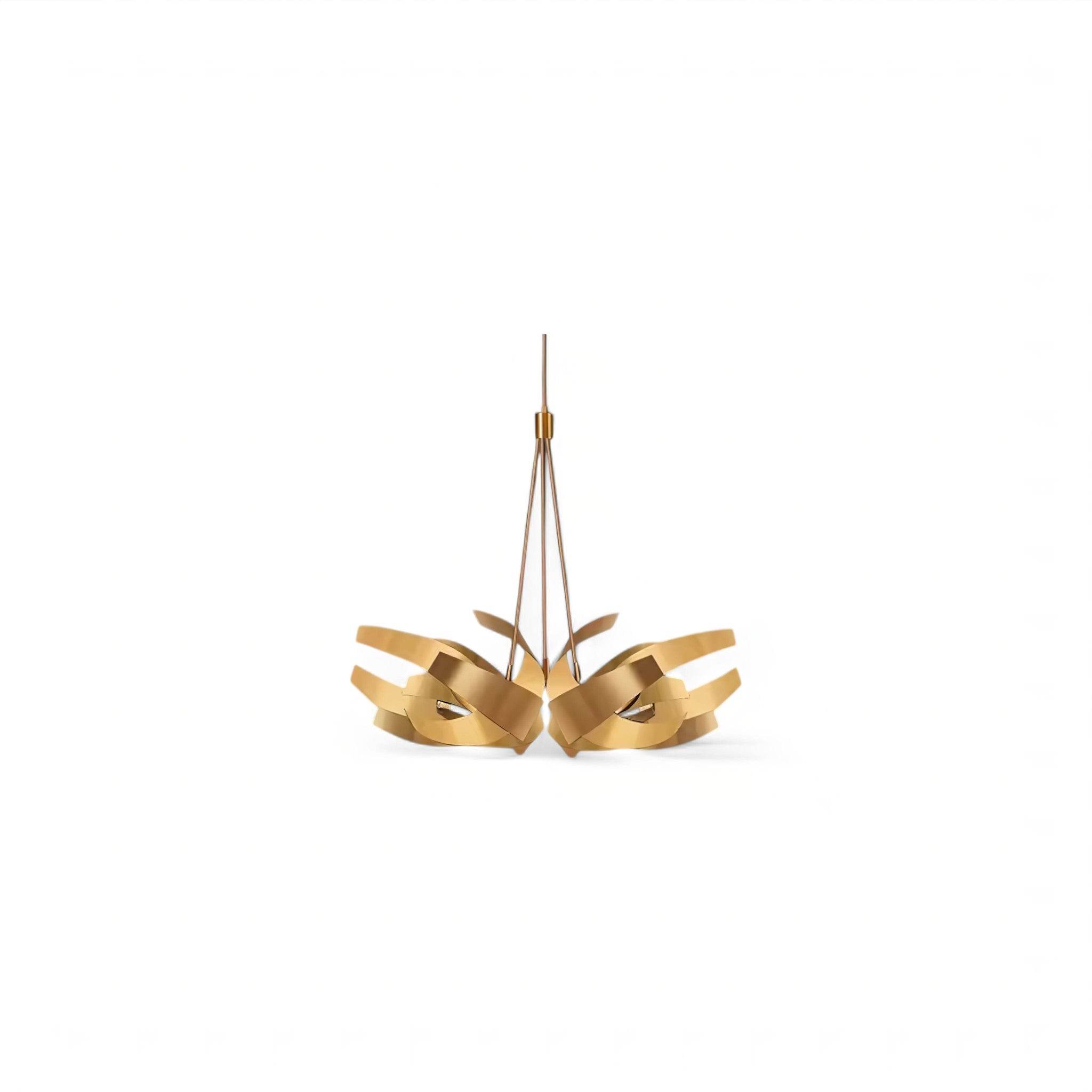 Ginevra Pendant Light (JS) Gold 85cm Cold White