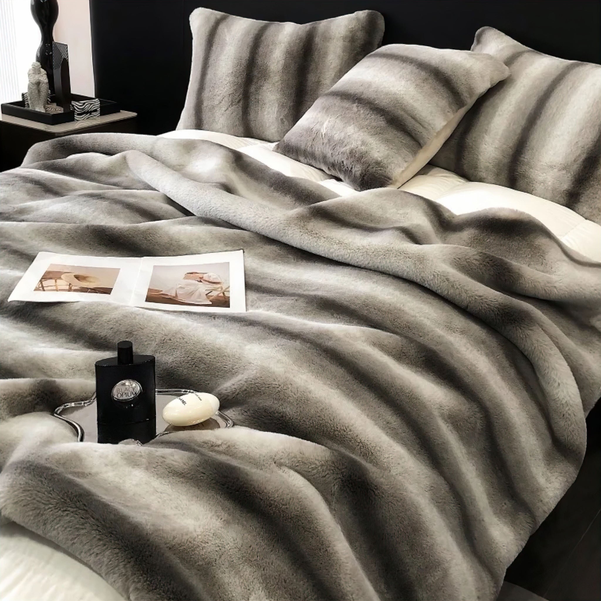 Giovanna Blanket Grey 100 x 160cm 