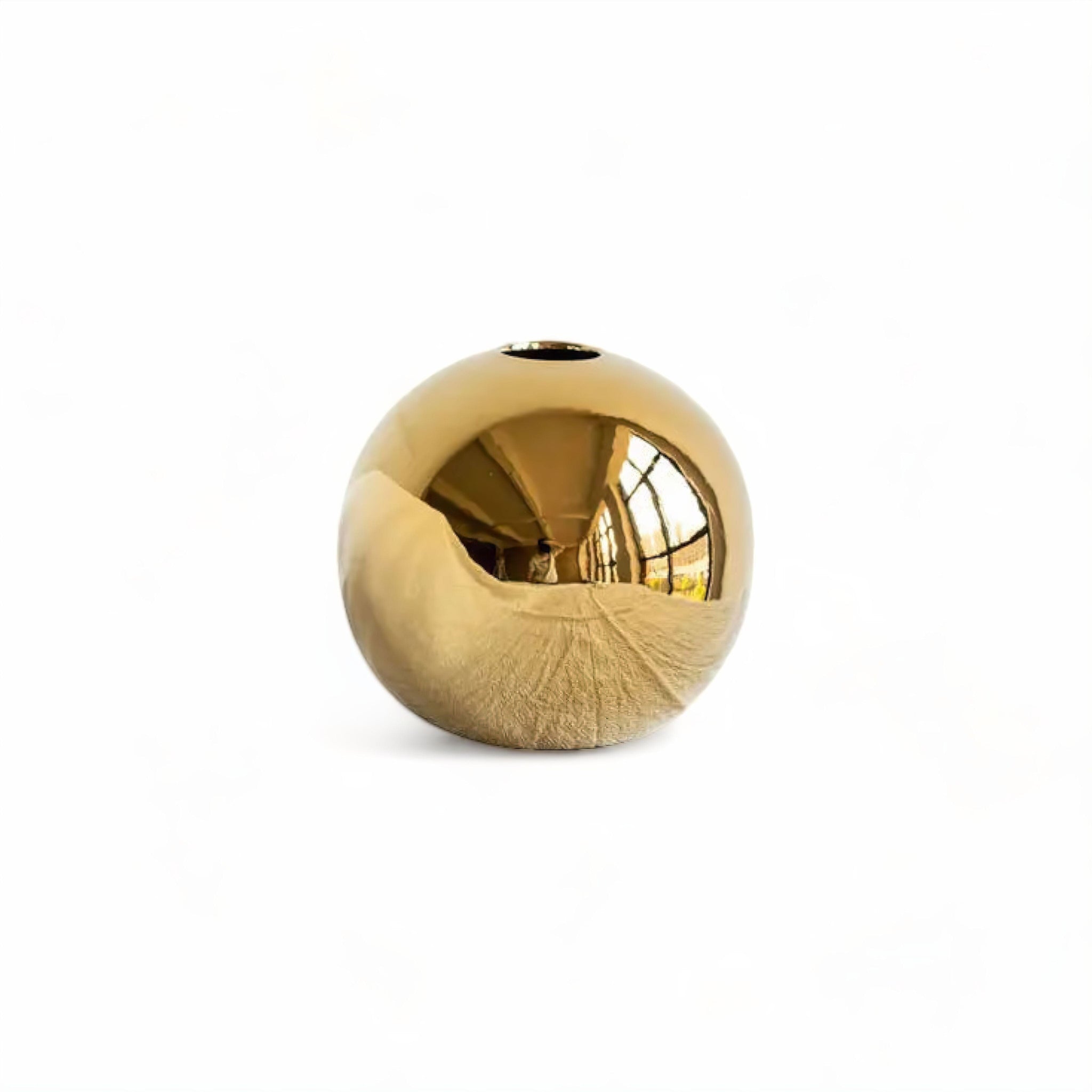 Golden Ball Vase Collection Small 