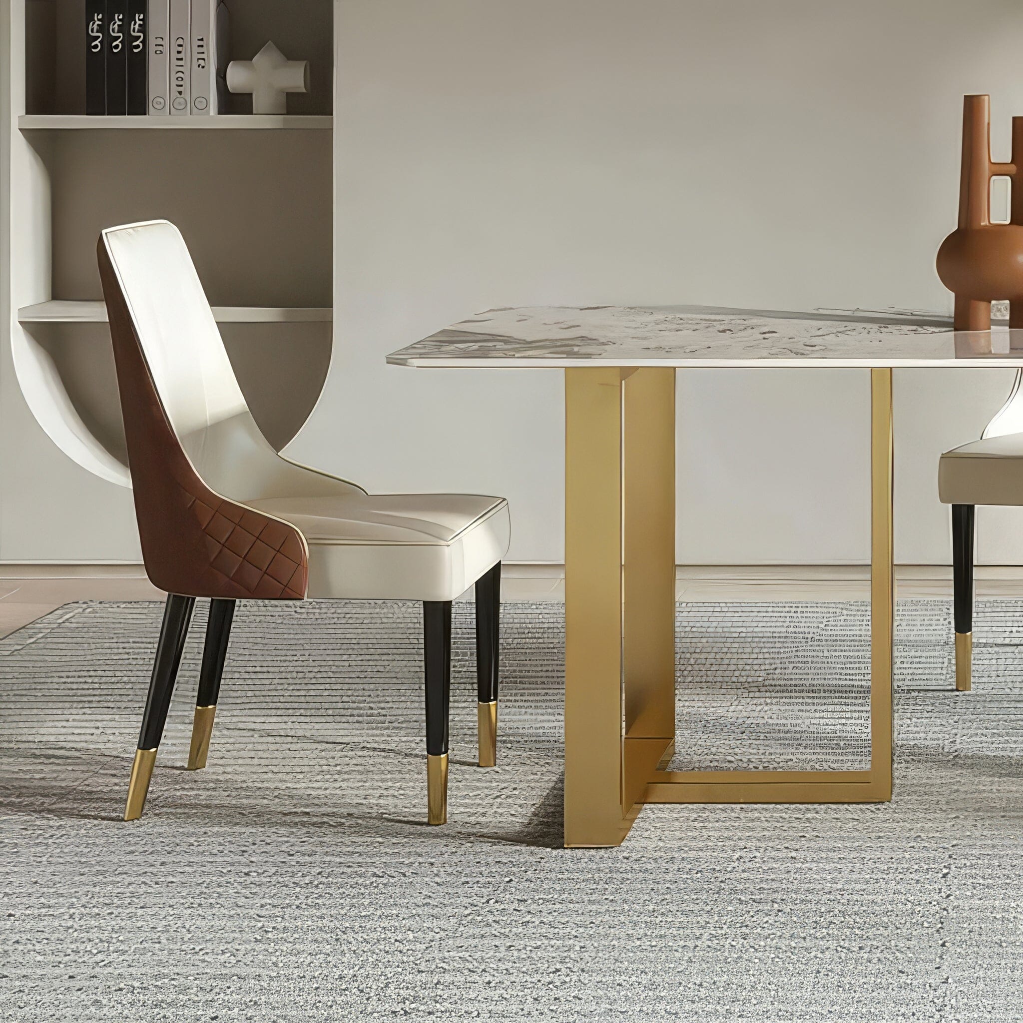 Grandeur Gold Dining Table 