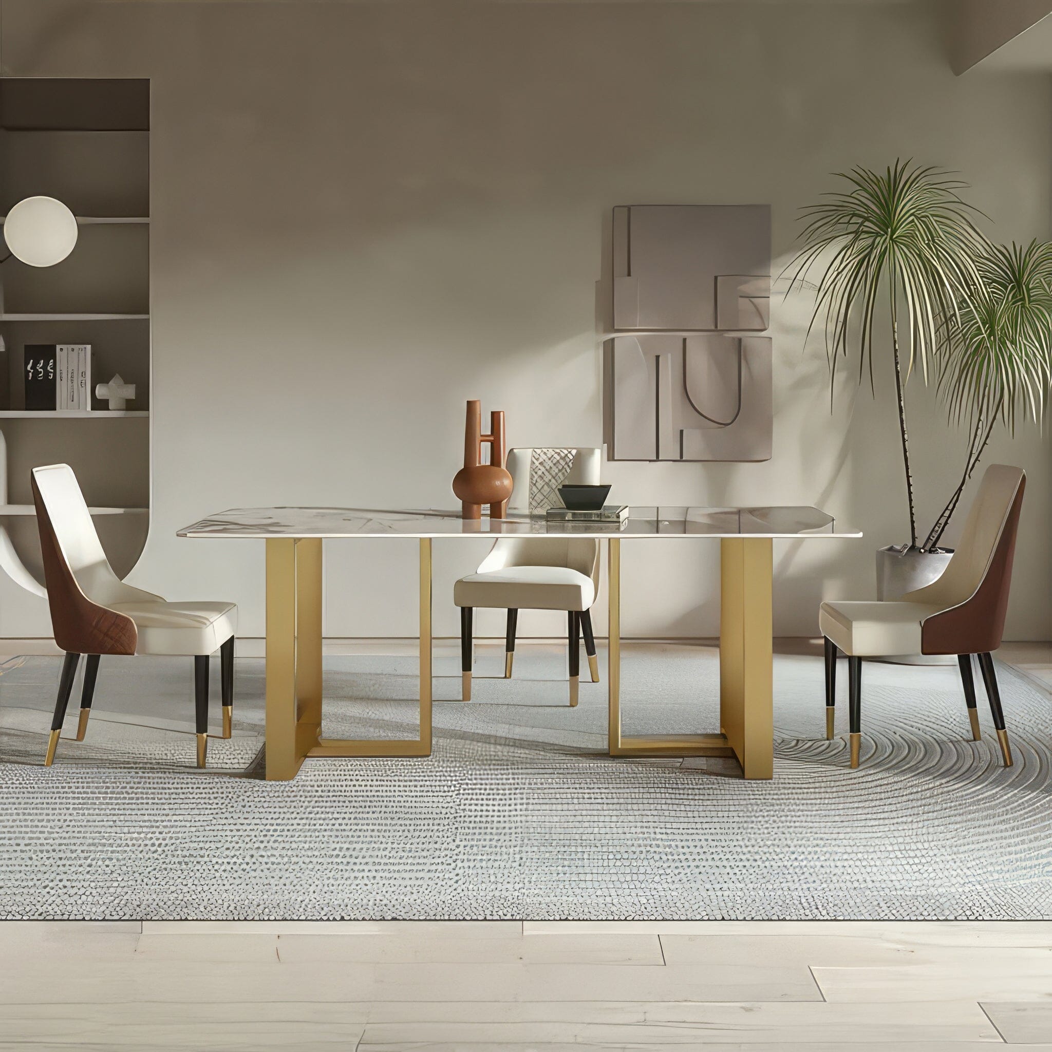 Grandeur Gold Dining Table 