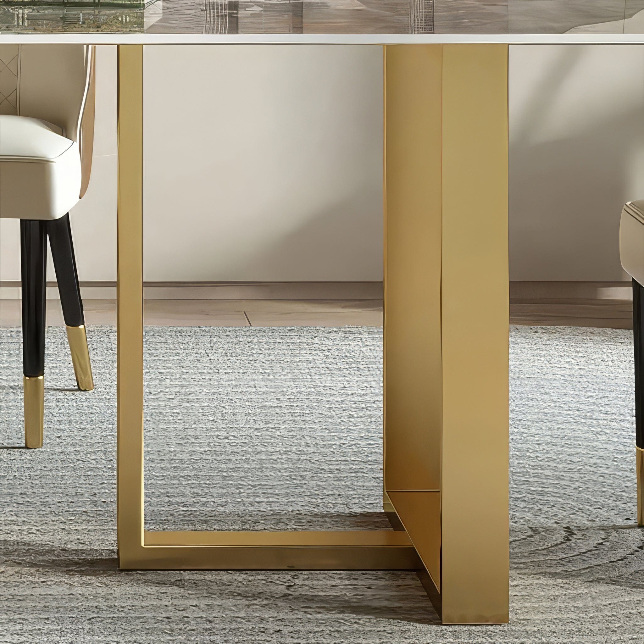 Grandeur Gold Dining Table 