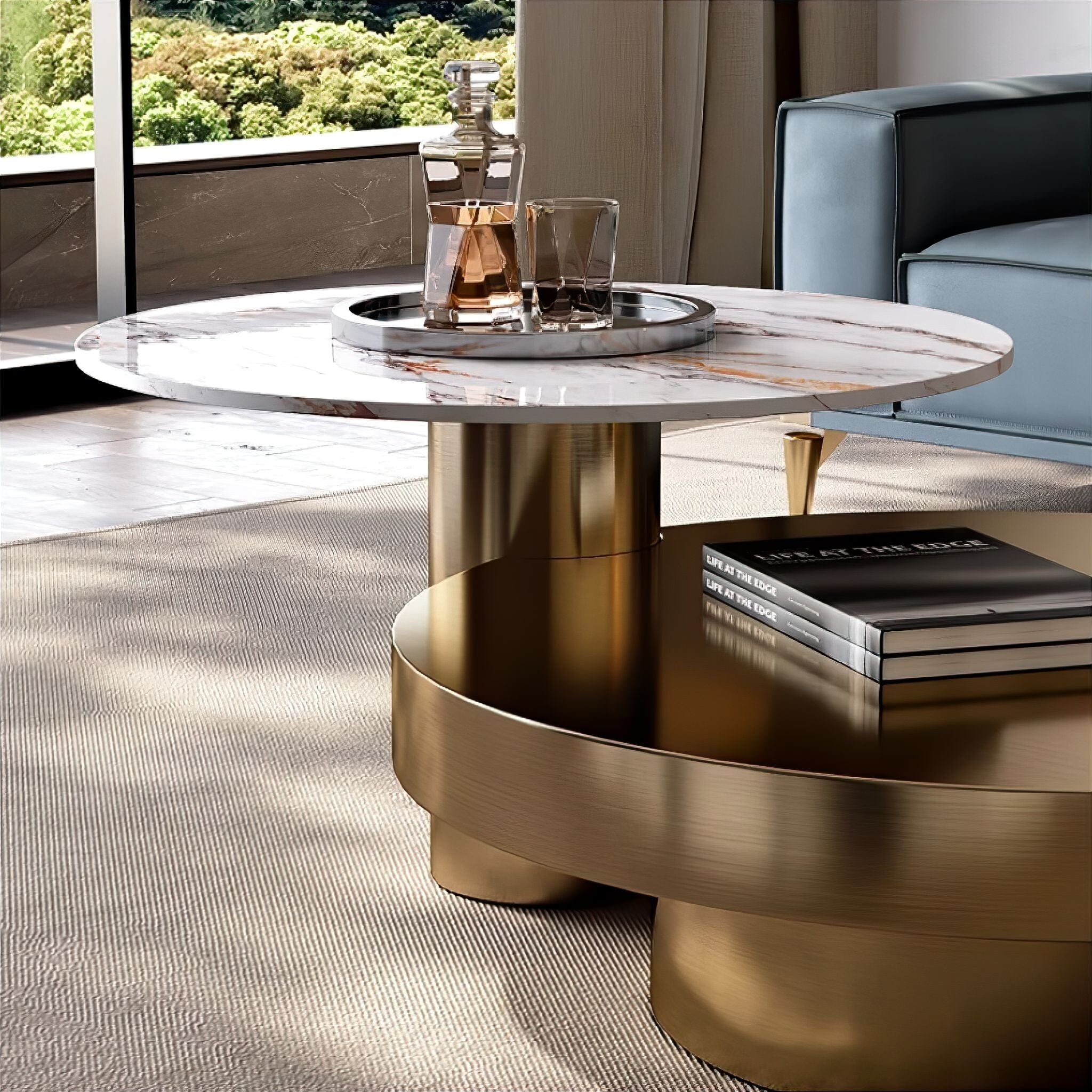 Gustave Slate Coffee Table Coffee Table 