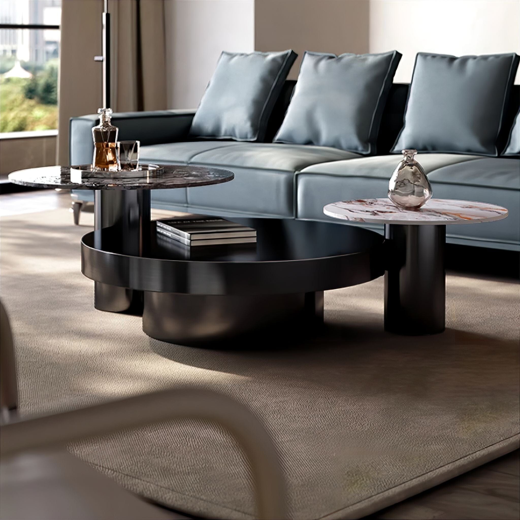 Gustave Slate Coffee Table Coffee Table 