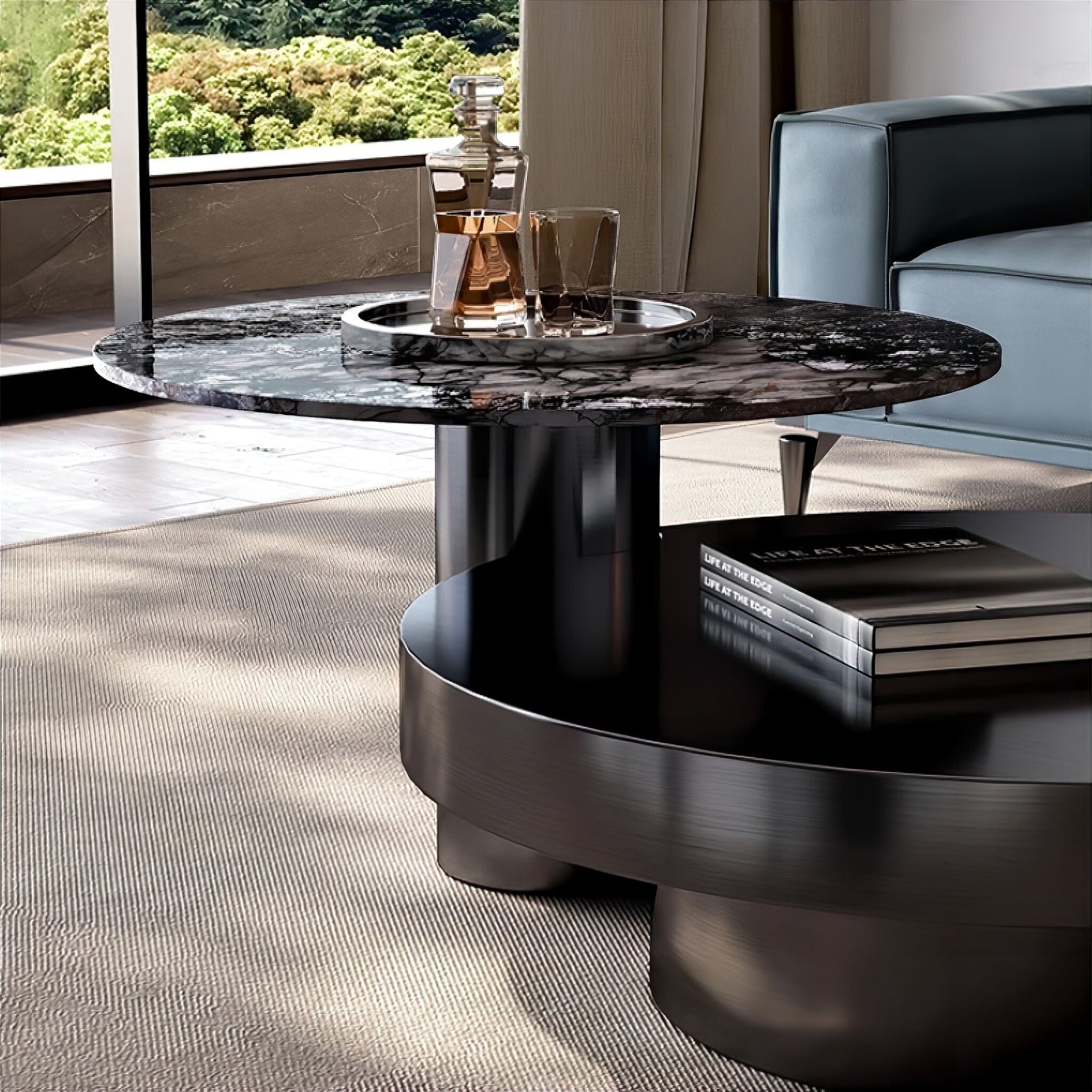 Gustave Slate Coffee Table Coffee Table 