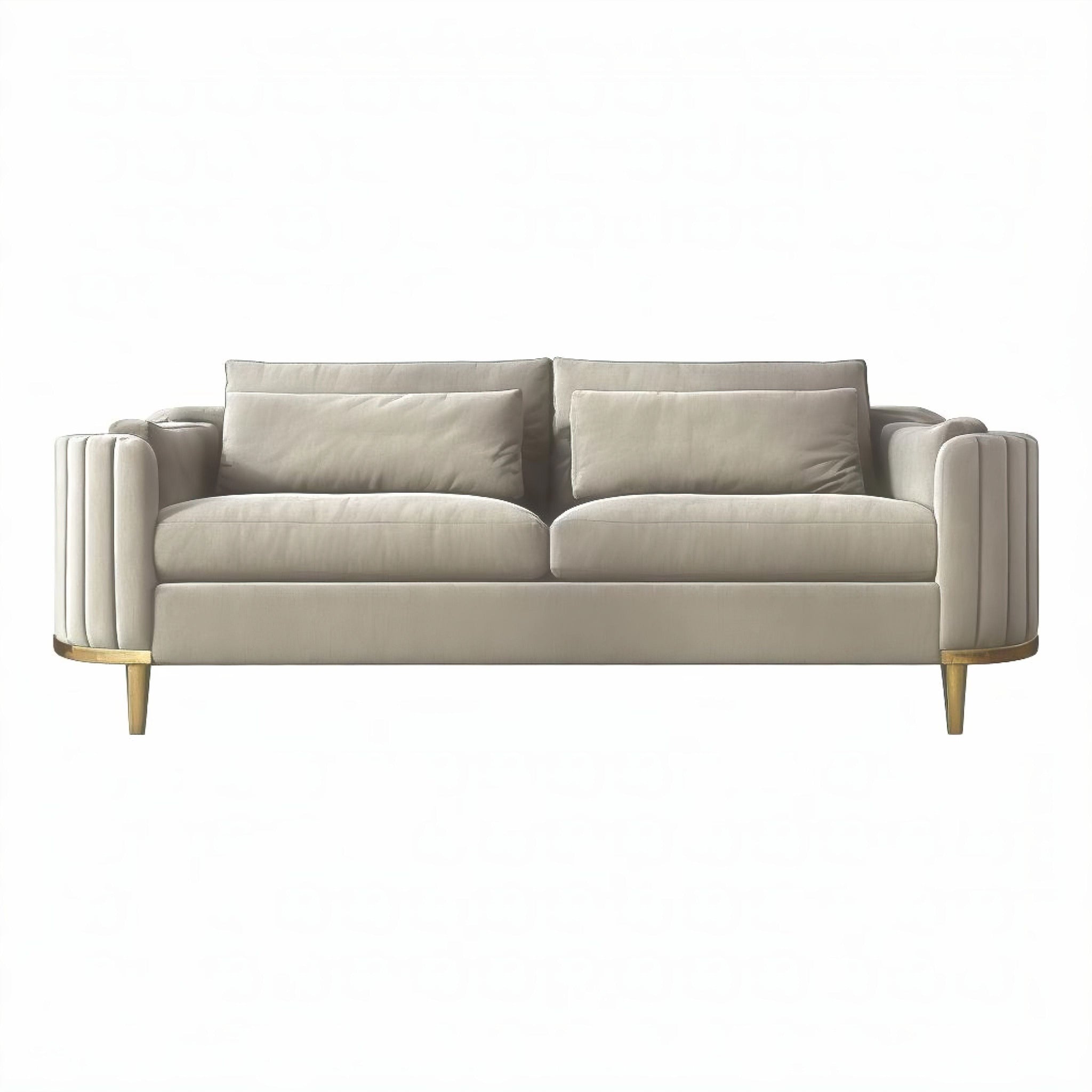 Henri Sofa Collection Sofa Three Seats Ivory 
