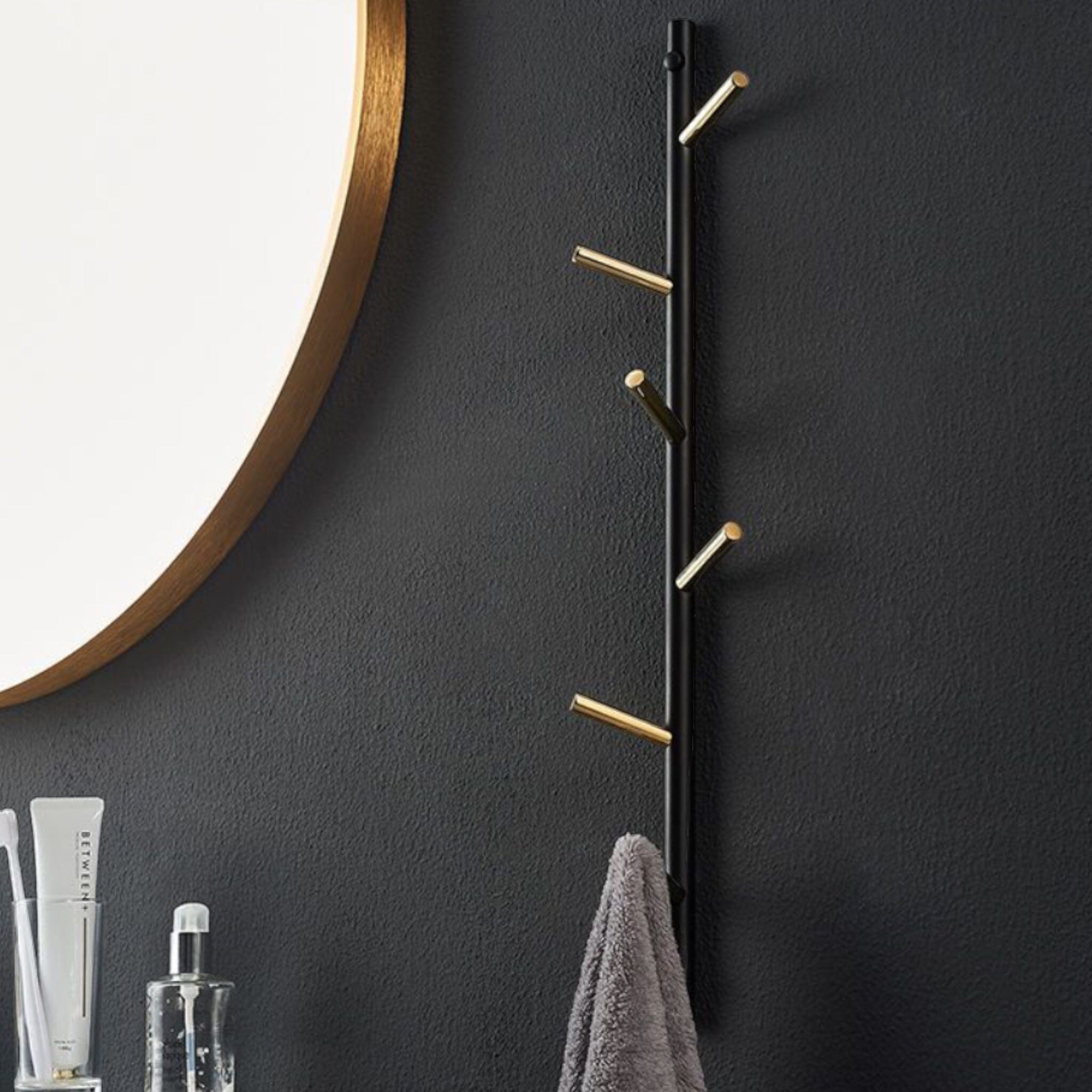 Henri Tree Branch Hook Towel Rack 