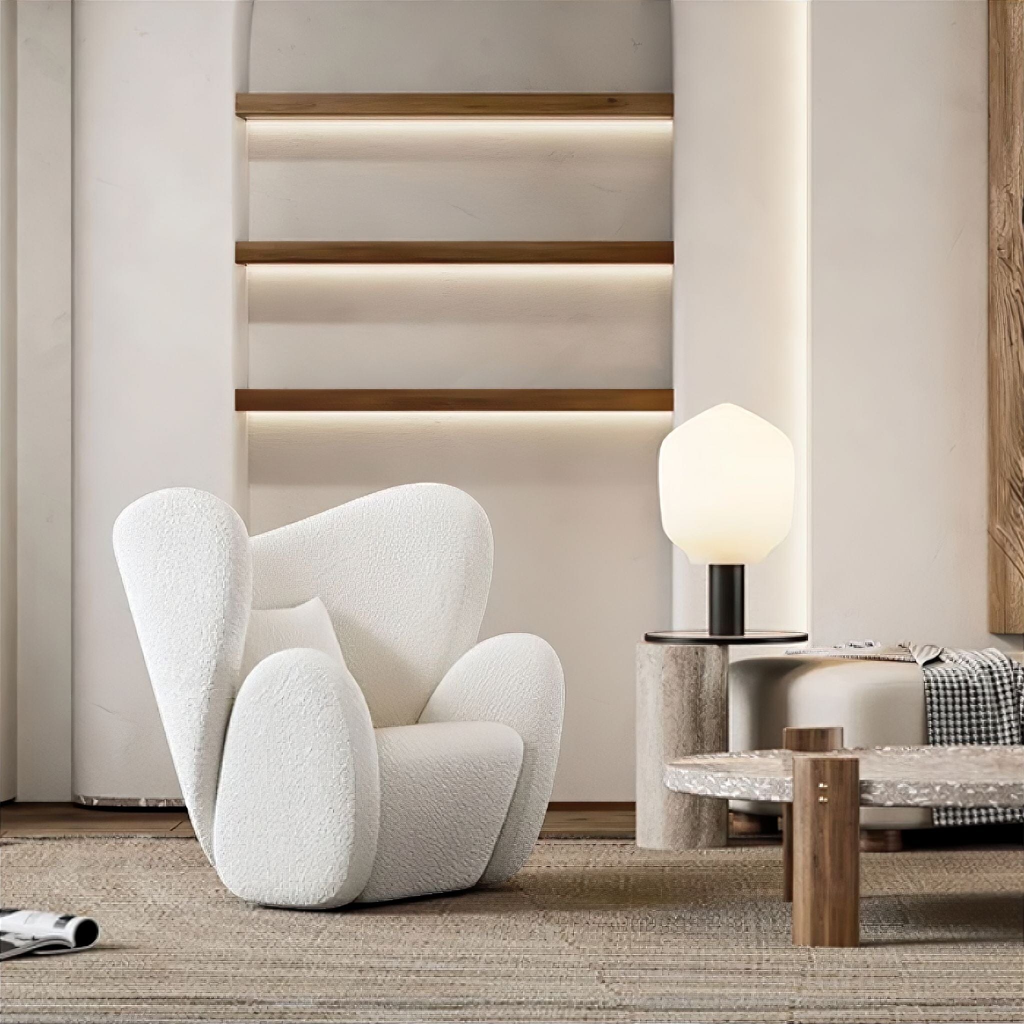 Hervé Occasional Chair Chair Off White 