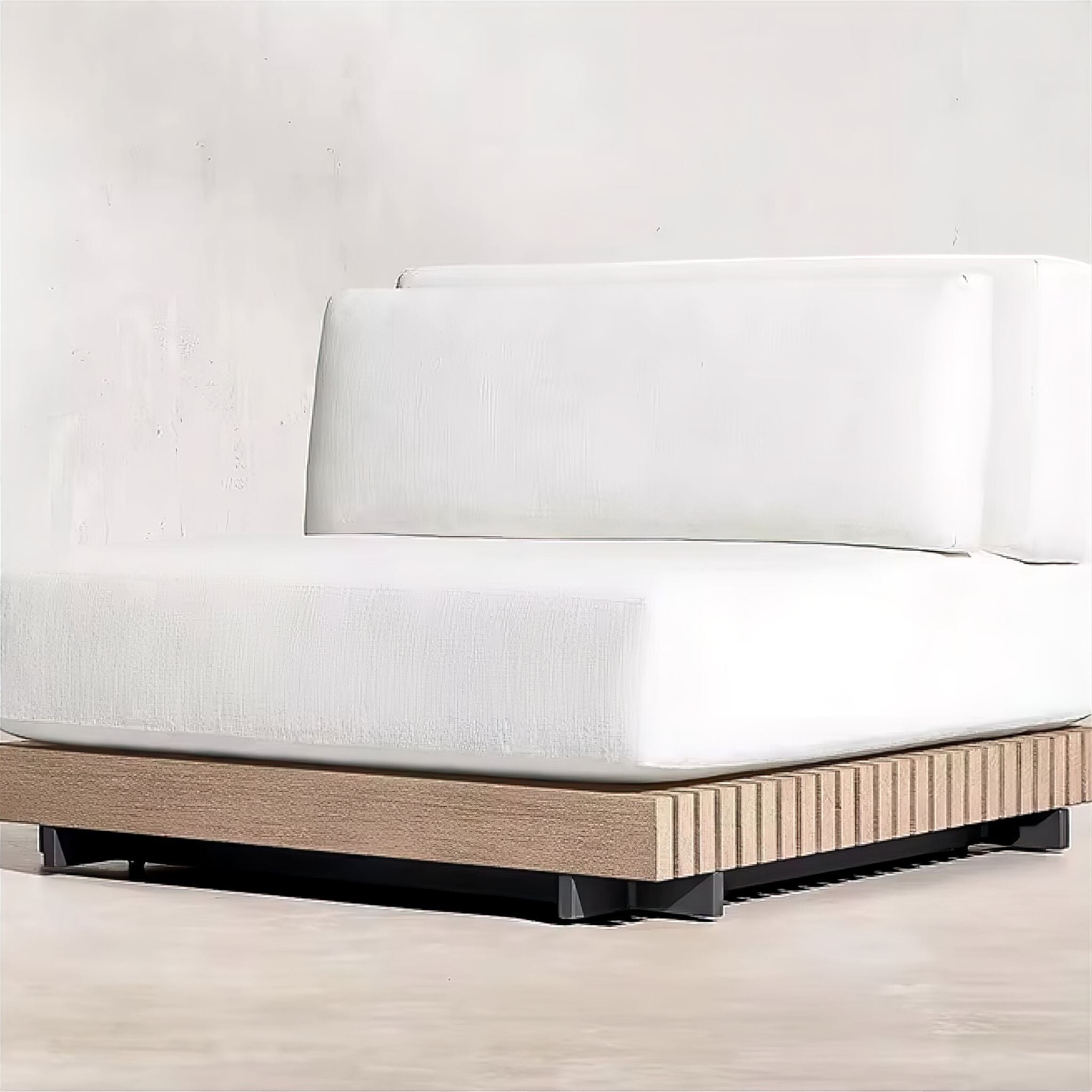 Hortense Outdoor Collection Black Middle Seat 