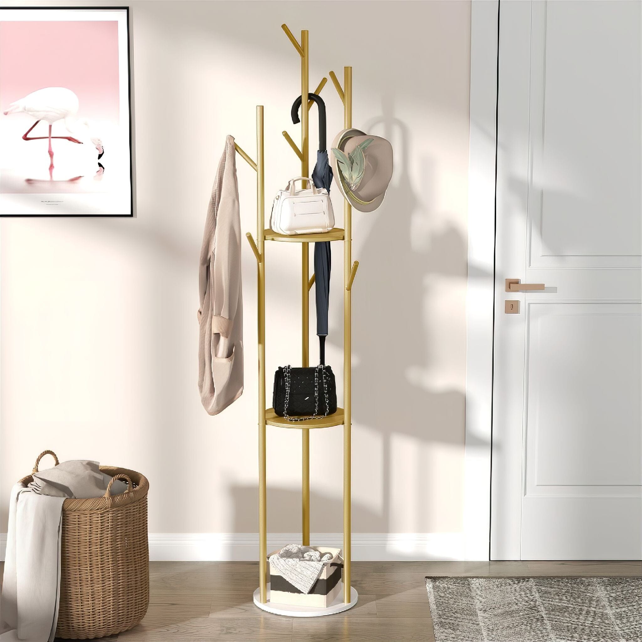 Marble Metal Coat Rack | Victoria Queen