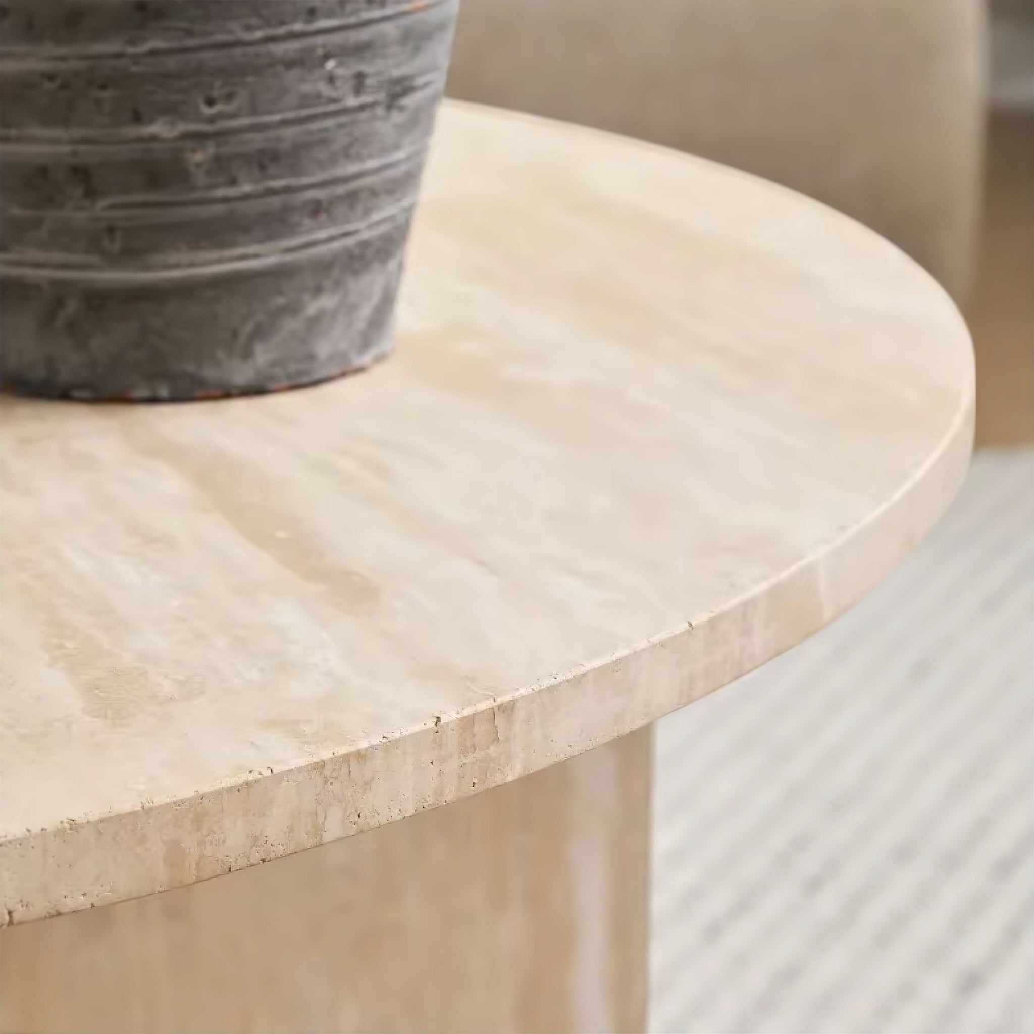 Iva Travertine Coffee Table (JS) 