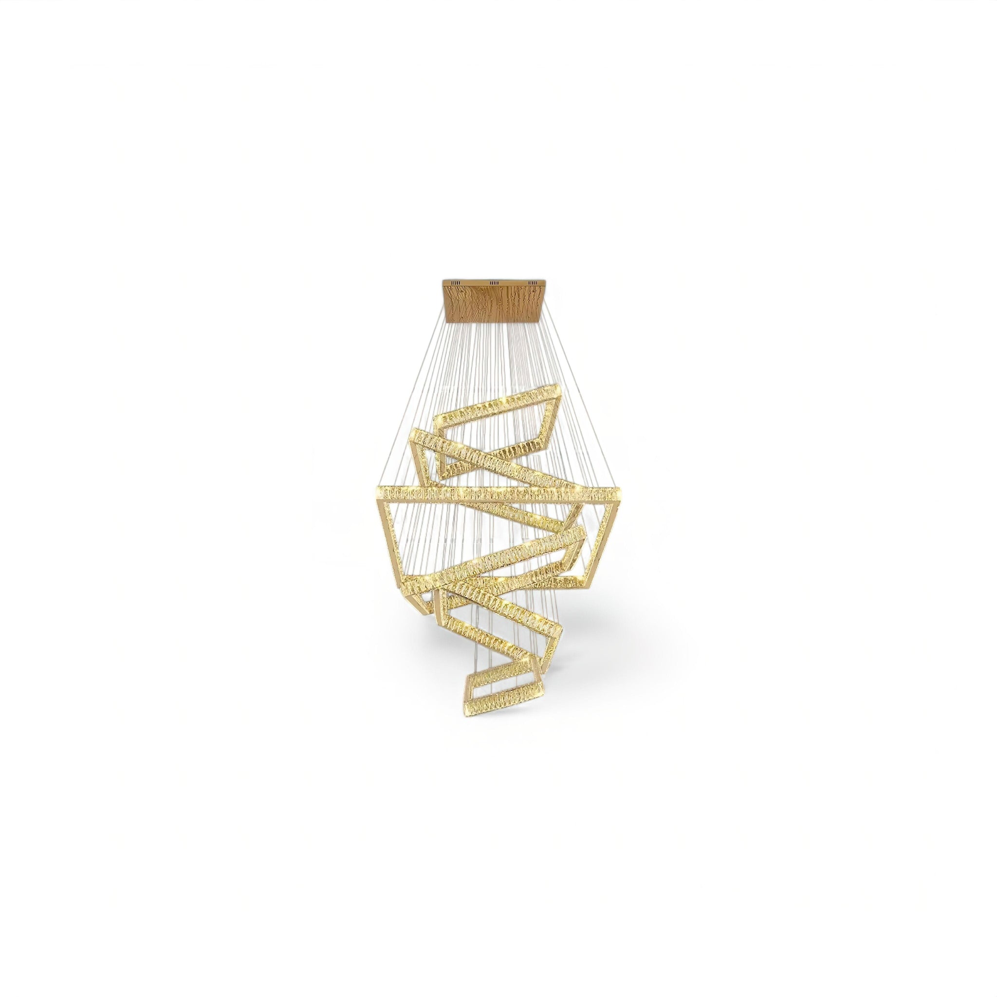 Ivana Chandelier (JS) 6 Rings 80cm Cold White