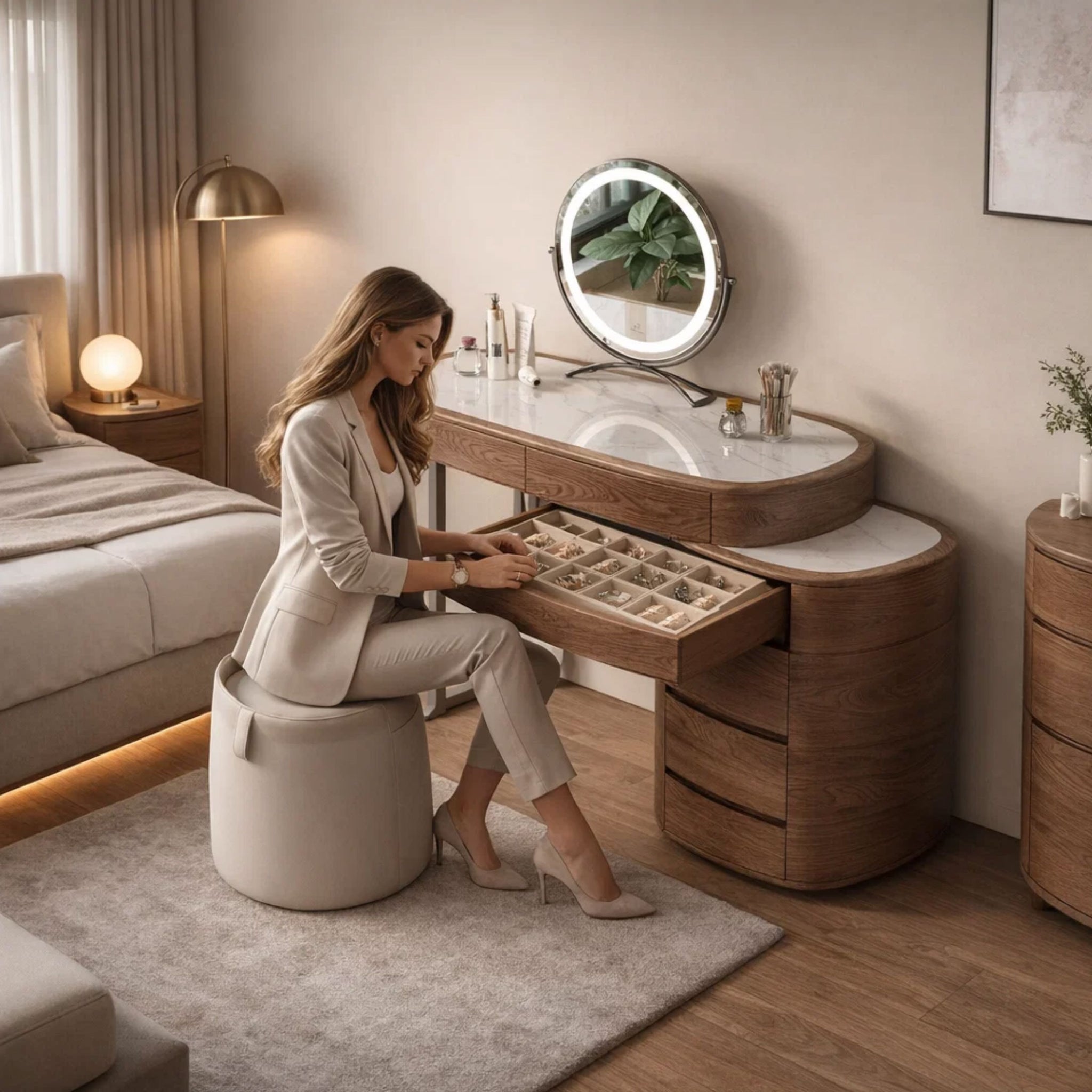 Nordic Makeup Dressing Table