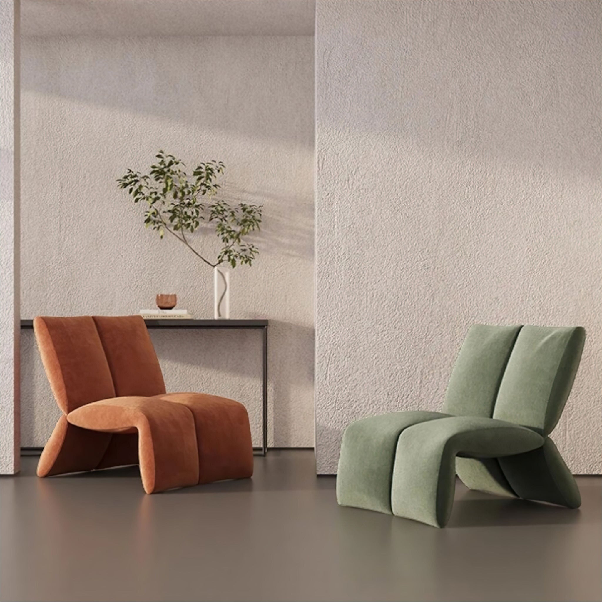 Jean Occasional Chair Sofa Orange 