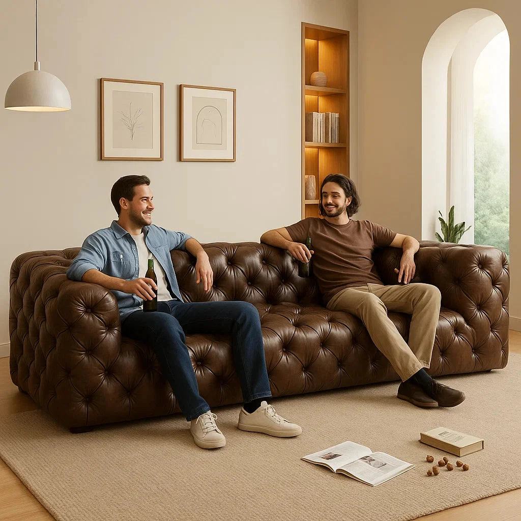 Jérôme Leather Sofa Sofa 