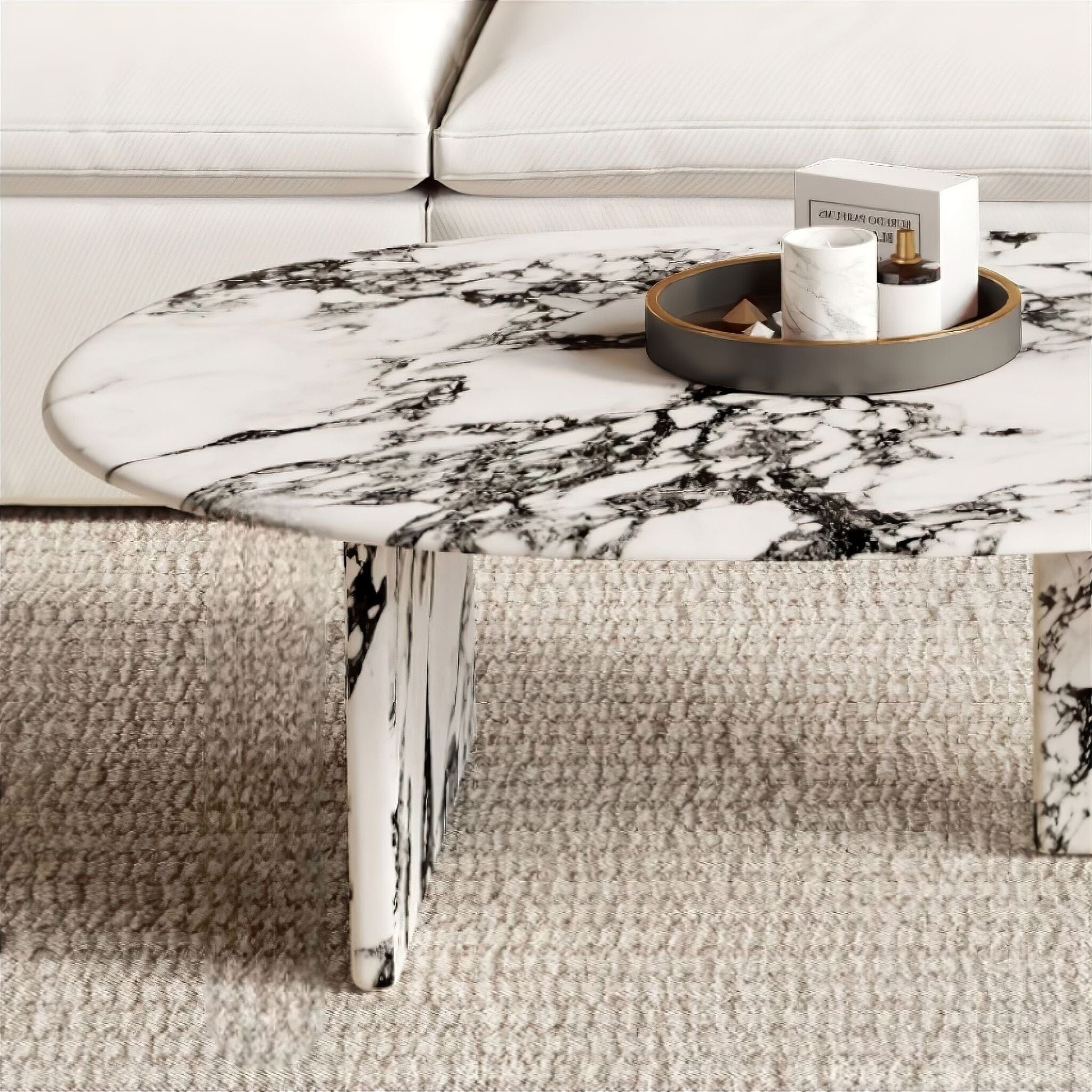 Jessamine Marble Coffee Table 