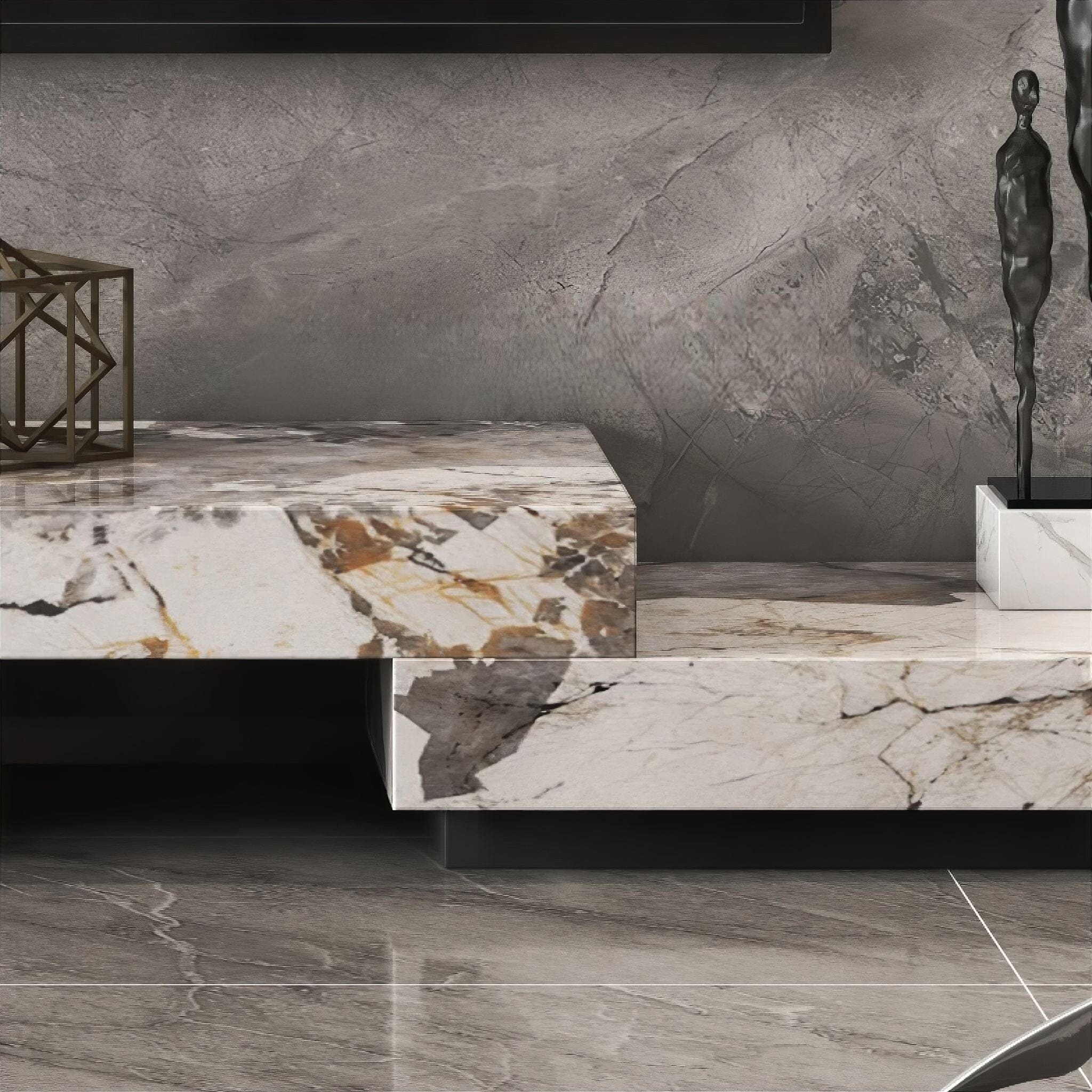 Jovita Slate TV Cabinet 