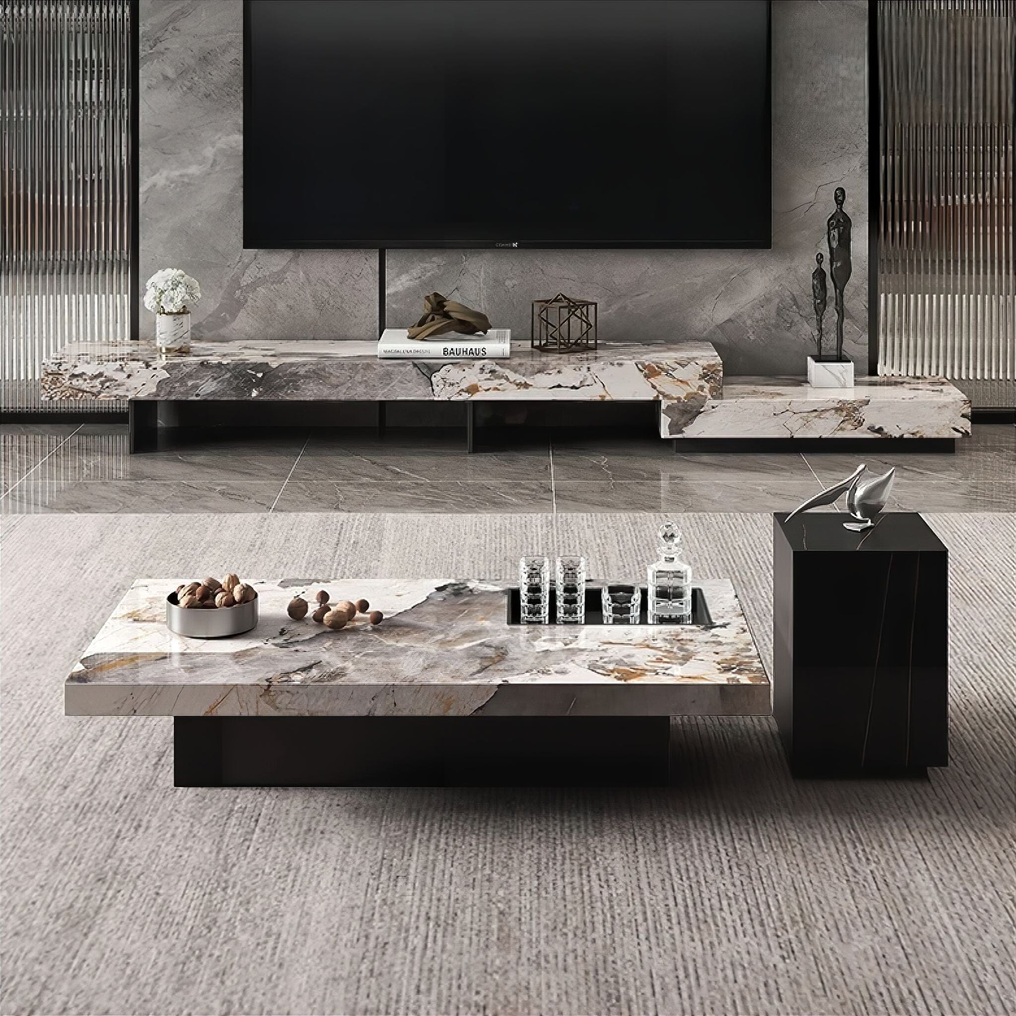 Jovita Slate TV Cabinet 