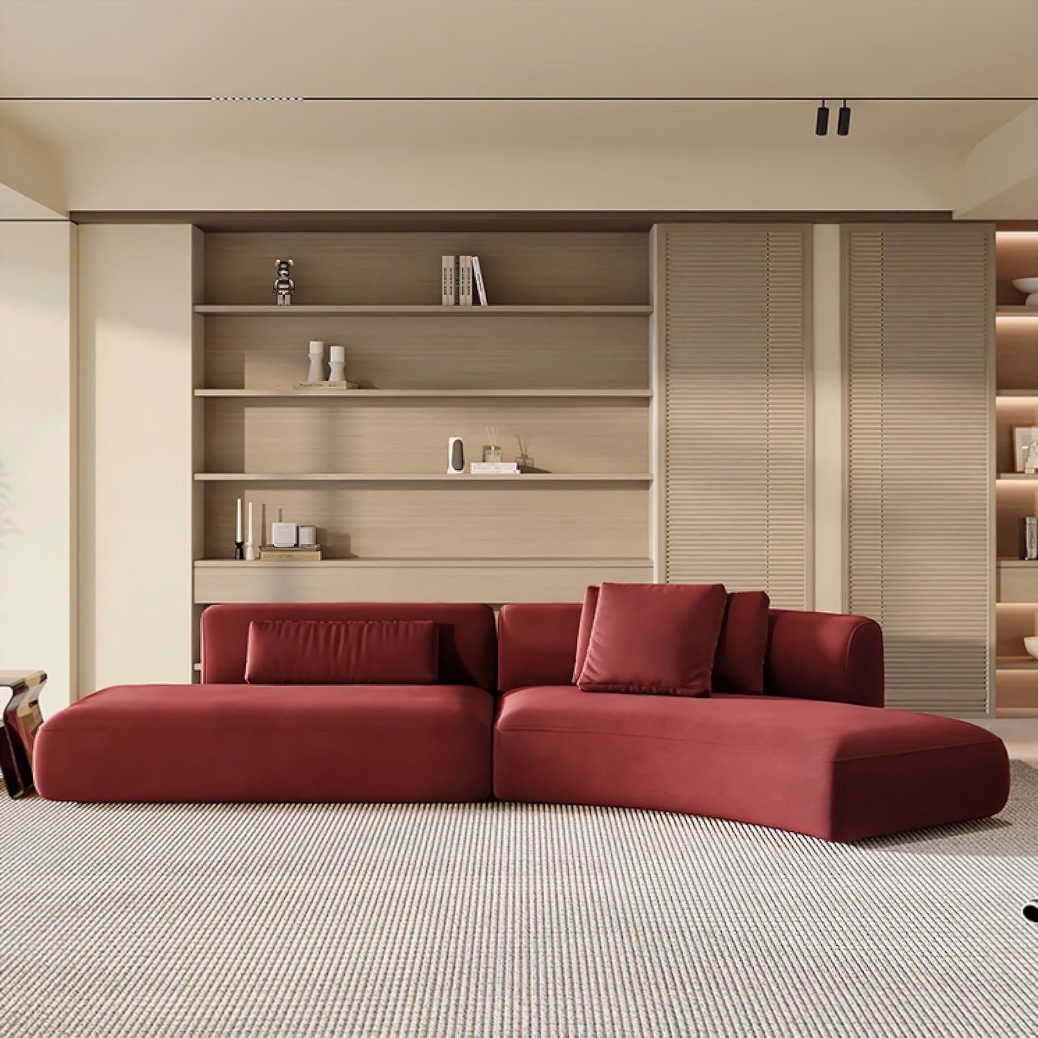 Juliettea Sofa Sofa Red 280cm 