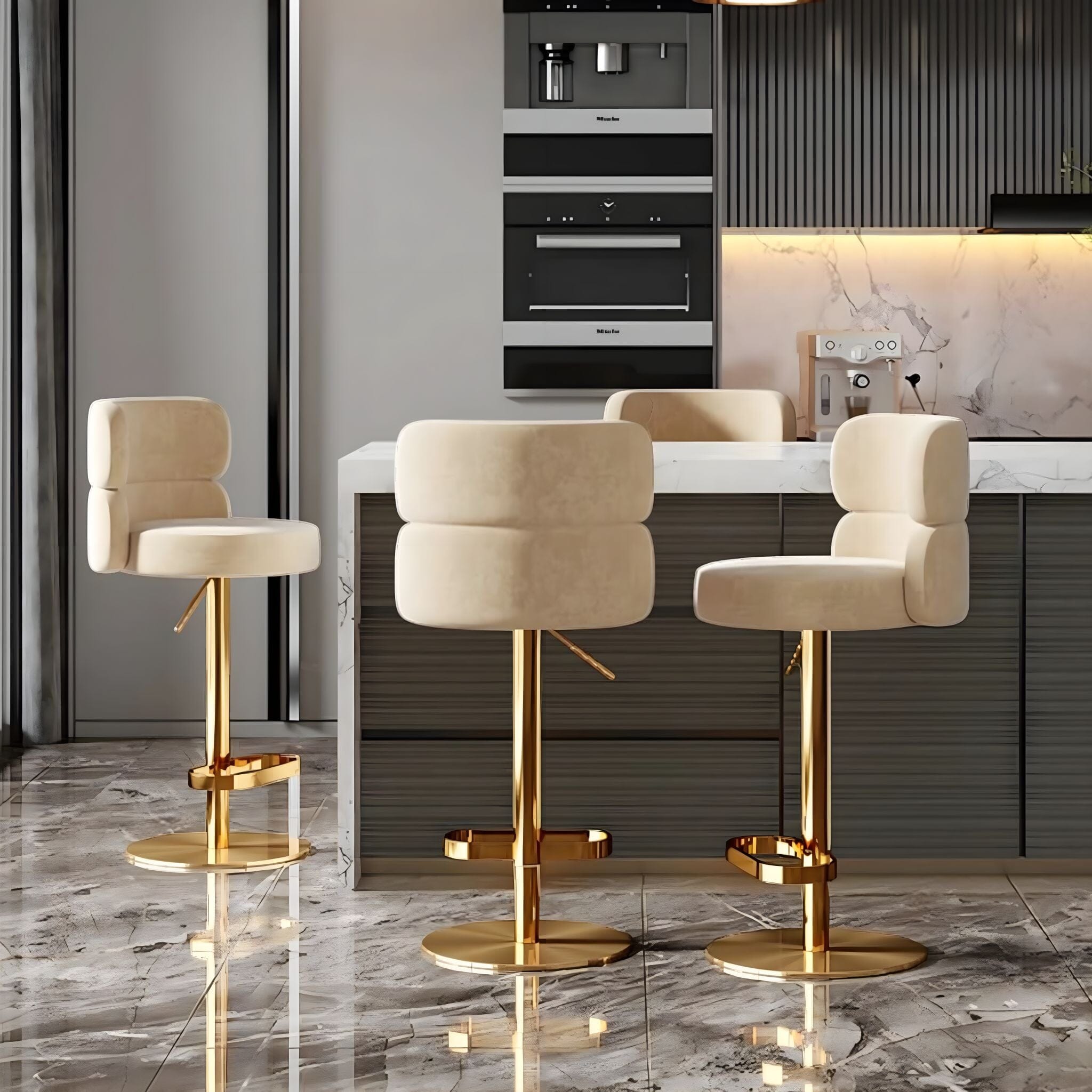 Justine Bar Stool Occasional Chair 