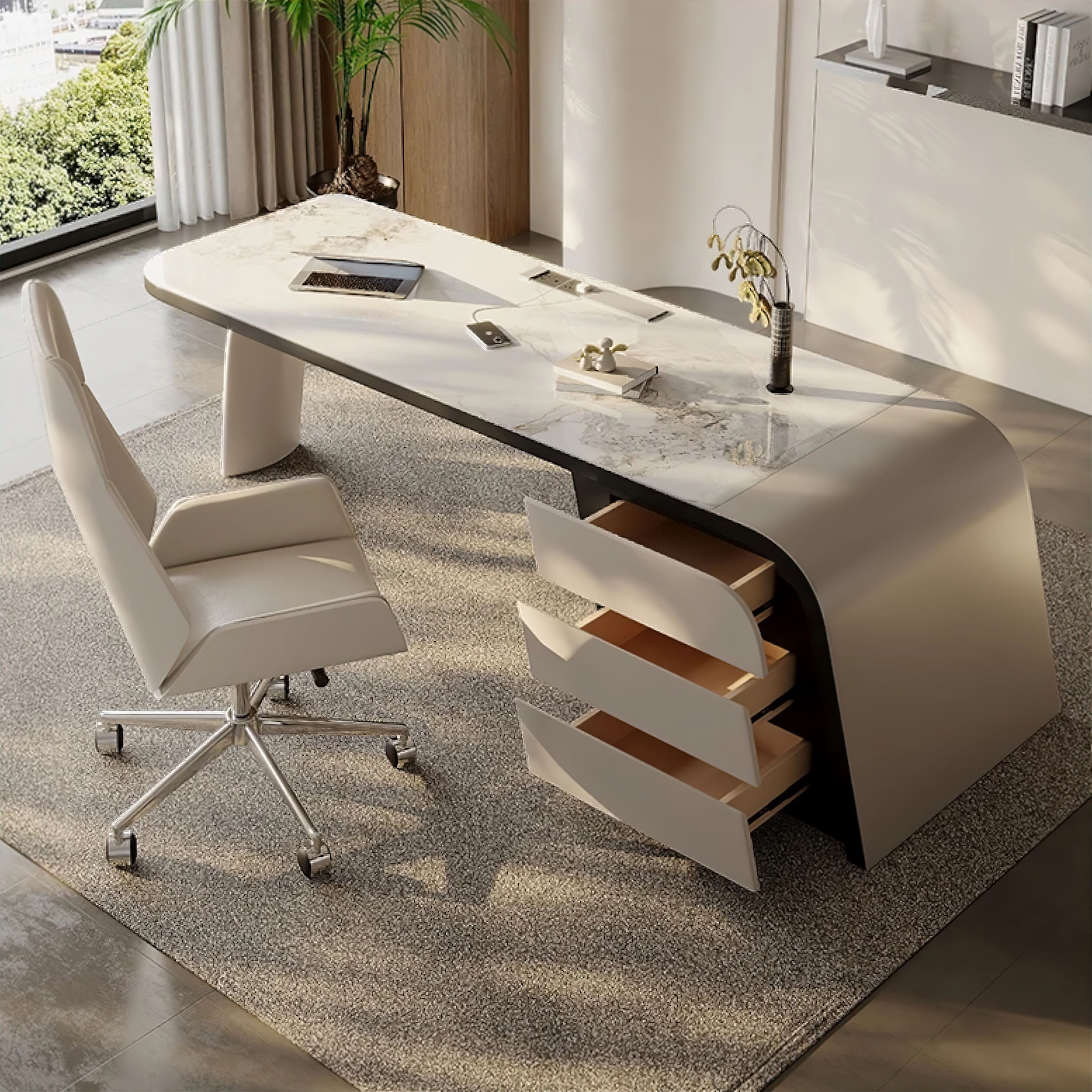 Modern Office Desks | Executive Office Computer Desk – Victoria Queen, image size:4096x4096