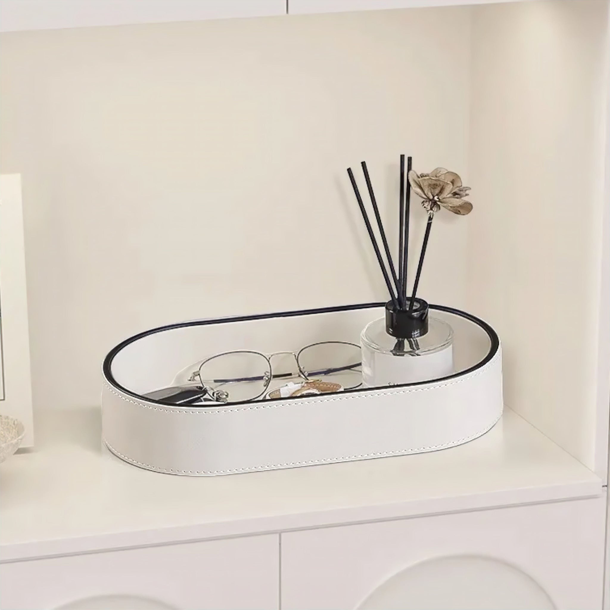 Leather Organiser Tray Decorative Trays 