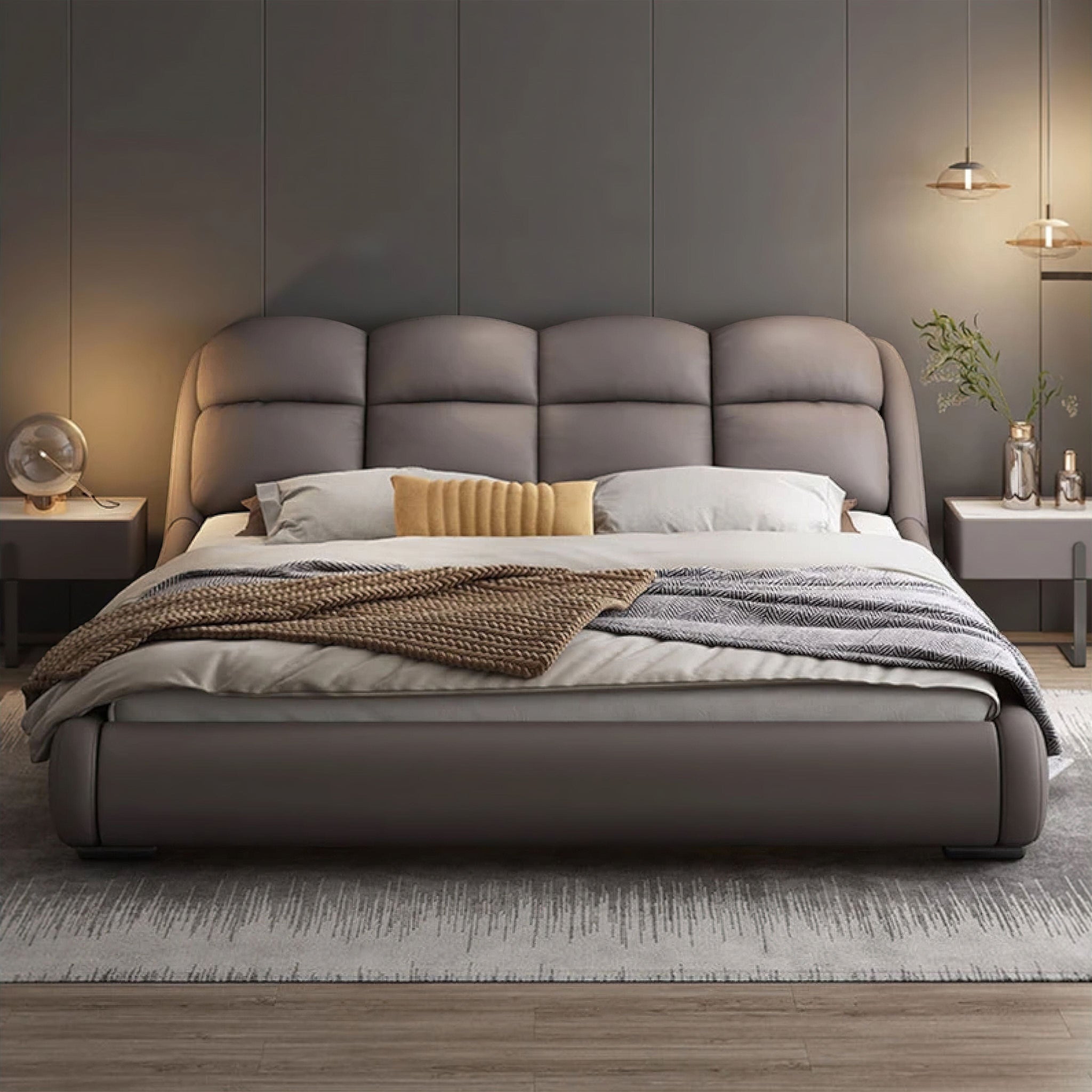 Leocadia Bed Grey King 