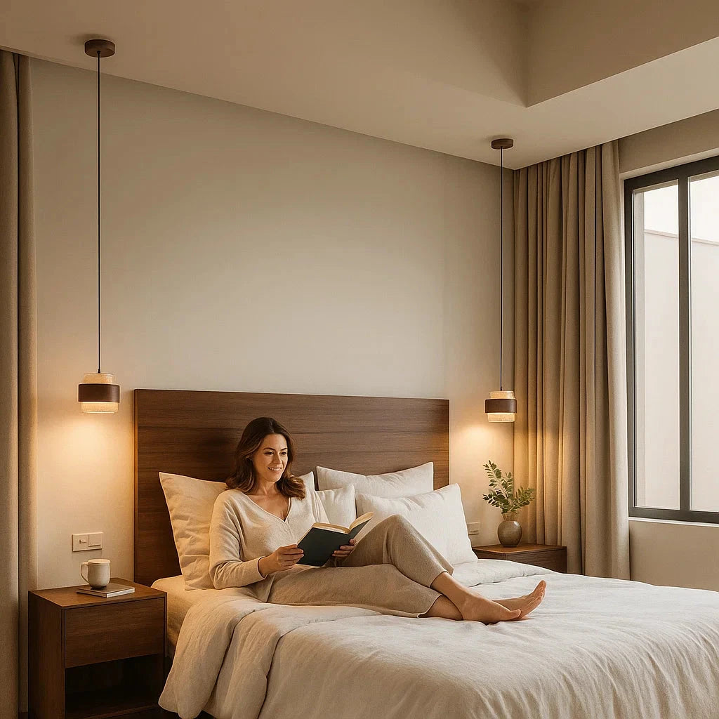 Livia Travertine Pendant Light 