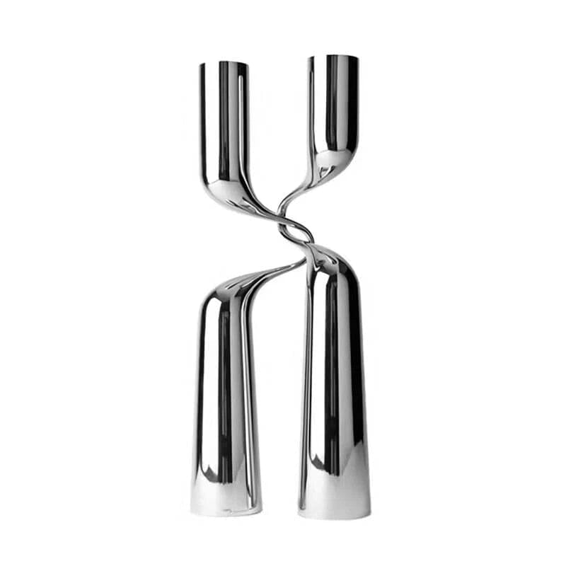 Lola Candle Holder Decor Silver 
