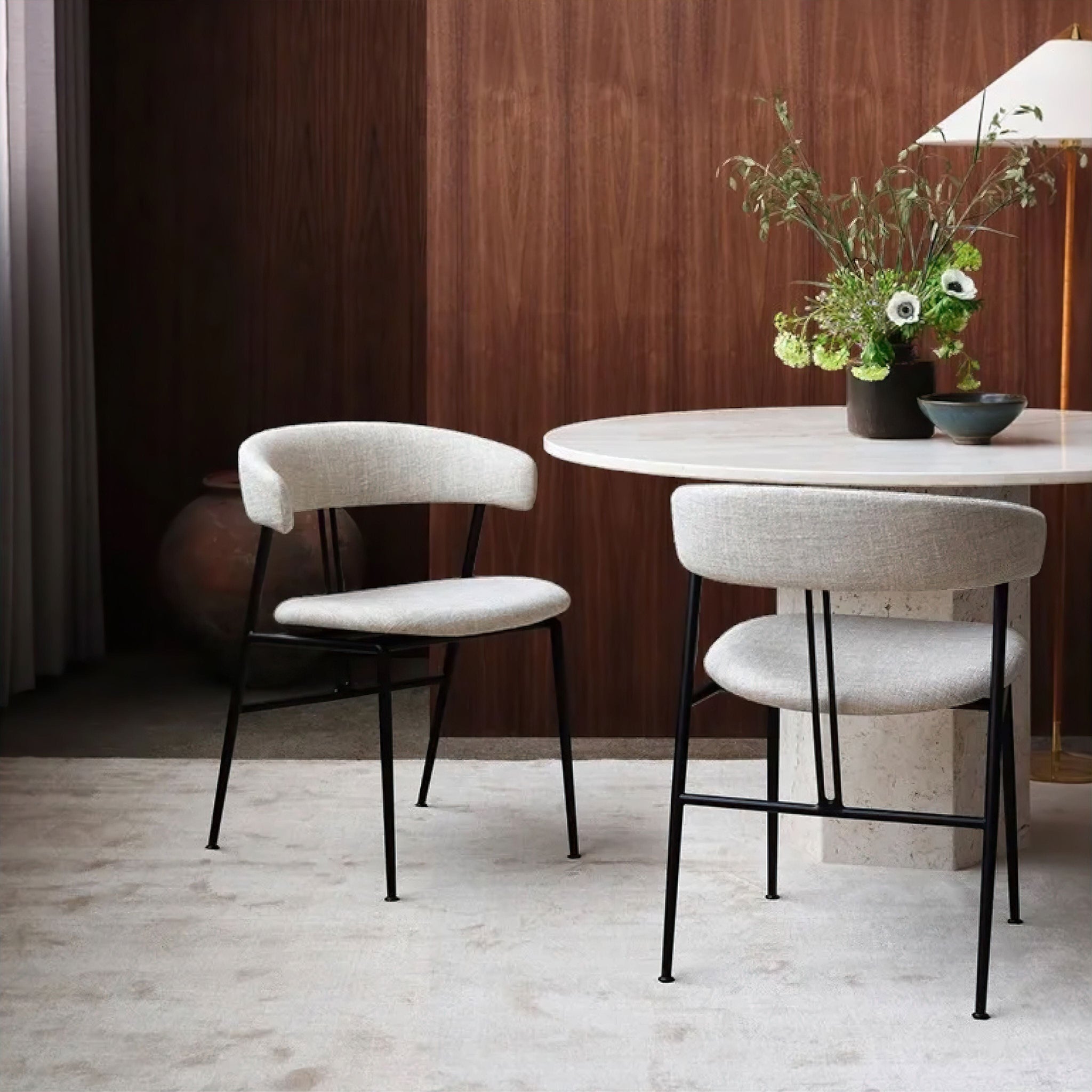 Lucie Dining Chairs Chair Grey 