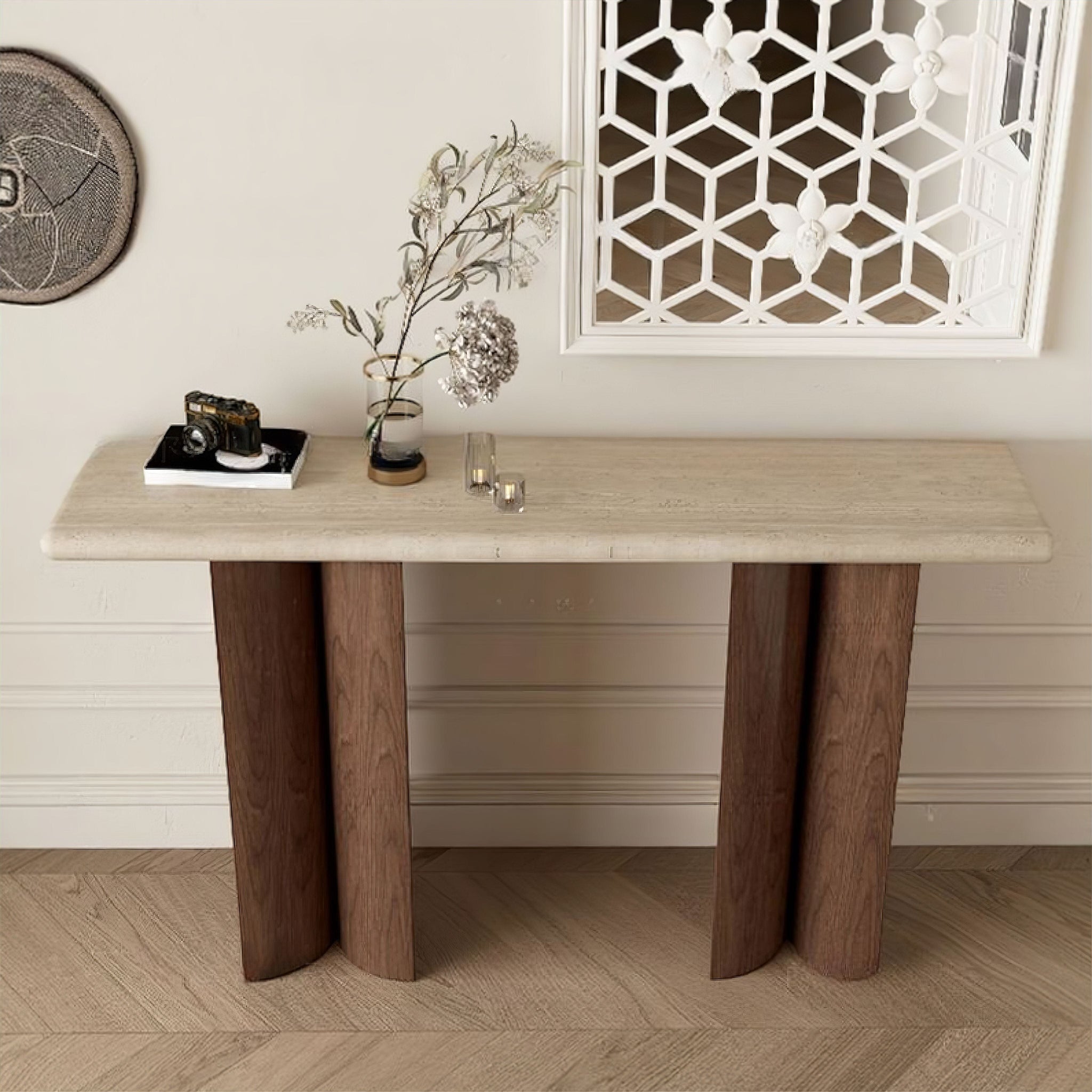 Lucie Marble Console Table (JS) 