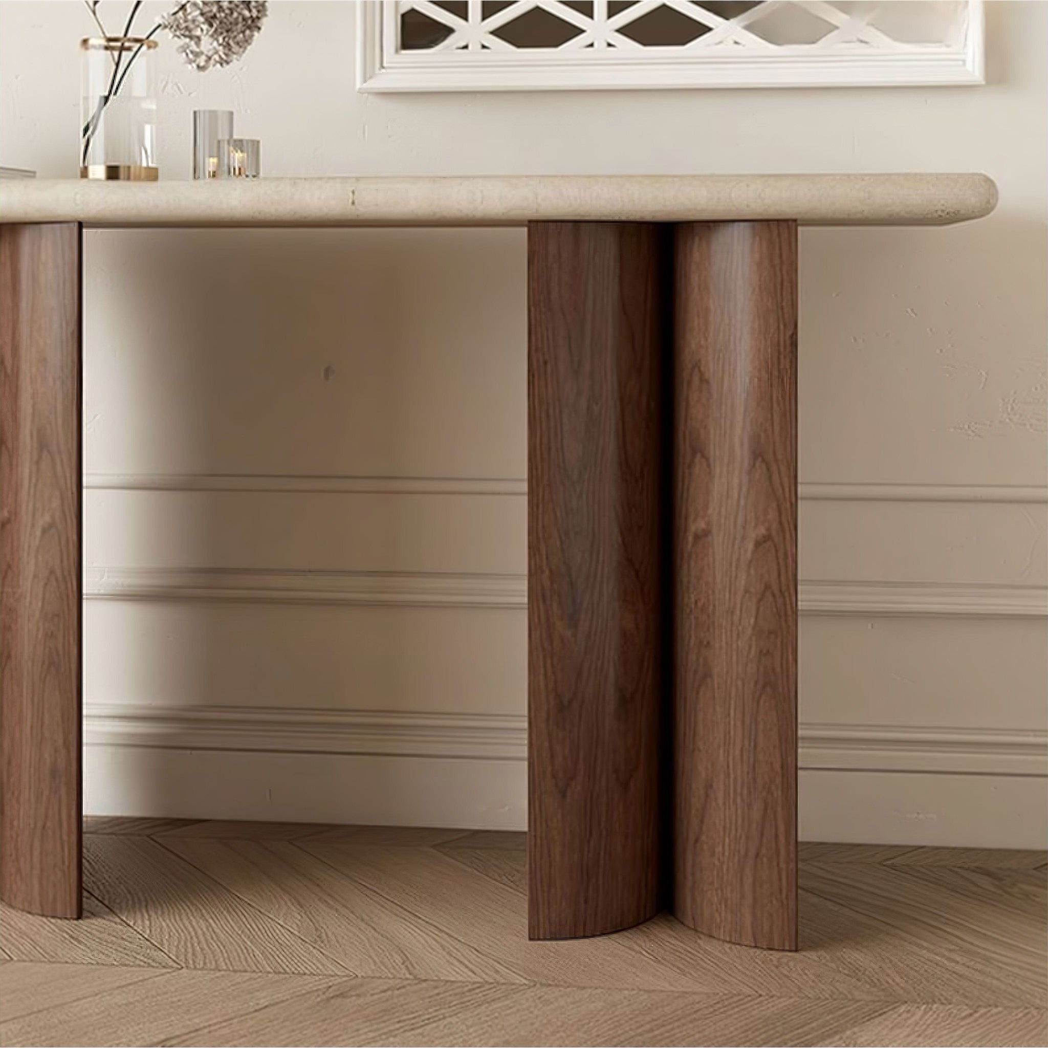 Lucie Marble Console Table (JS) 