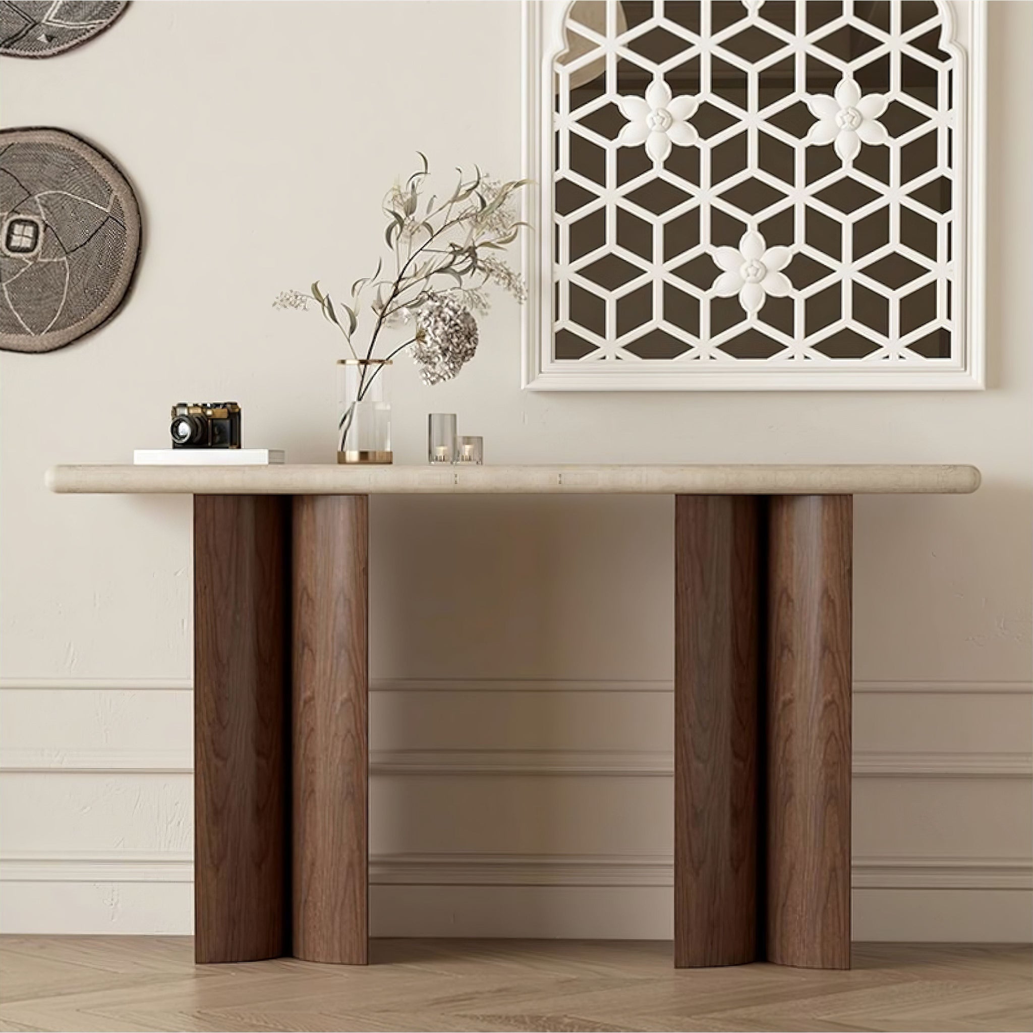 Lucie Marble Console Table (JS) 