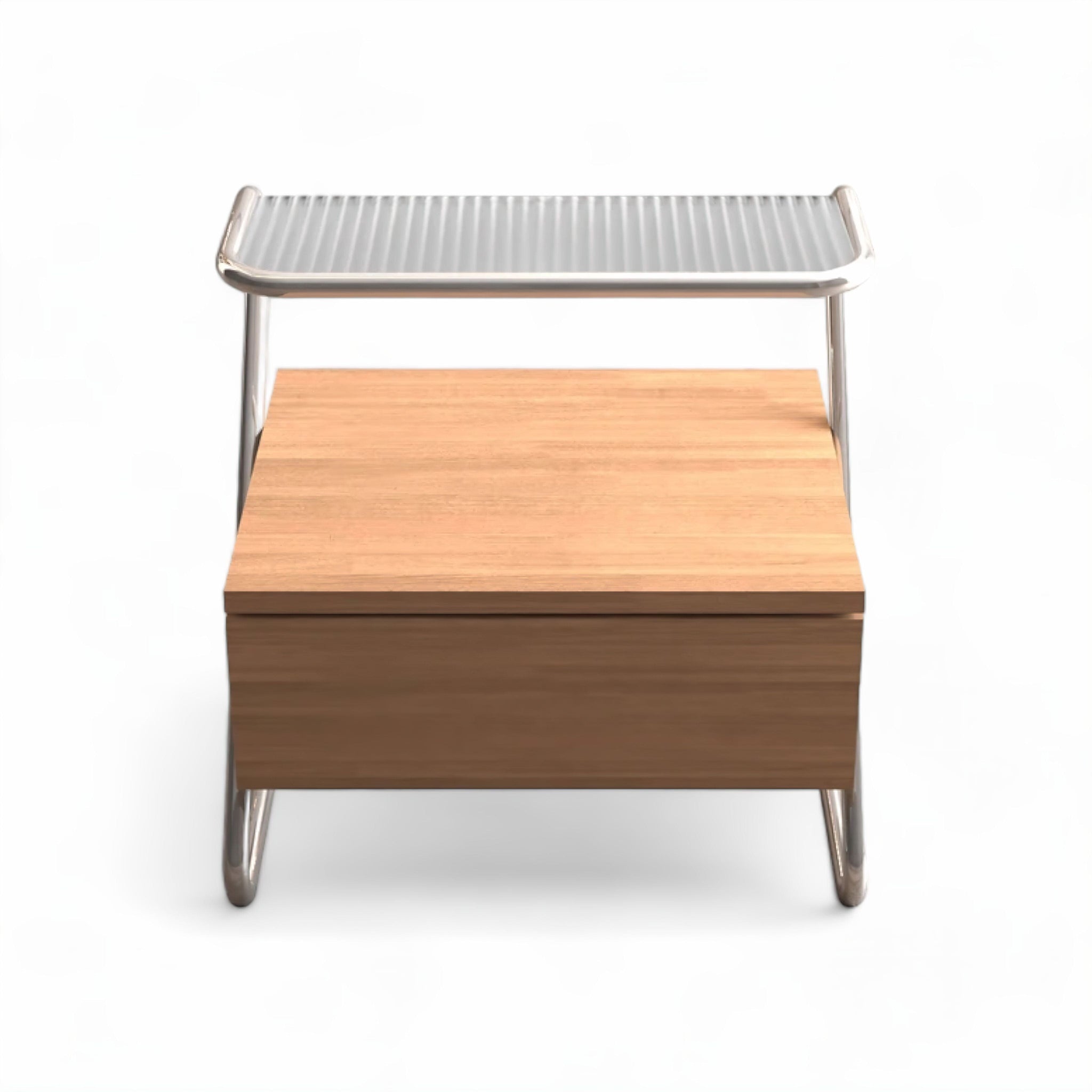 Magali Bedside Table Natural Brown 
