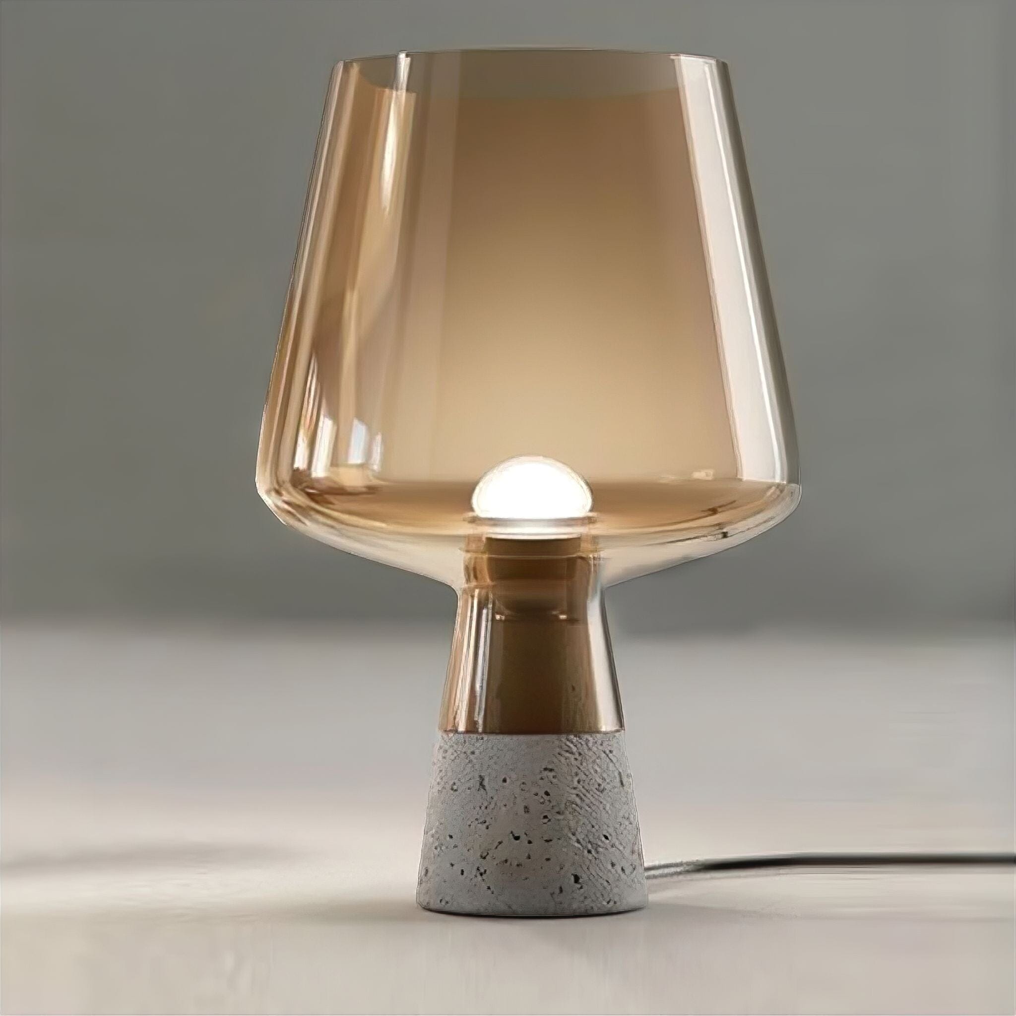 Magali Lamp Brown Tint UK Plug 